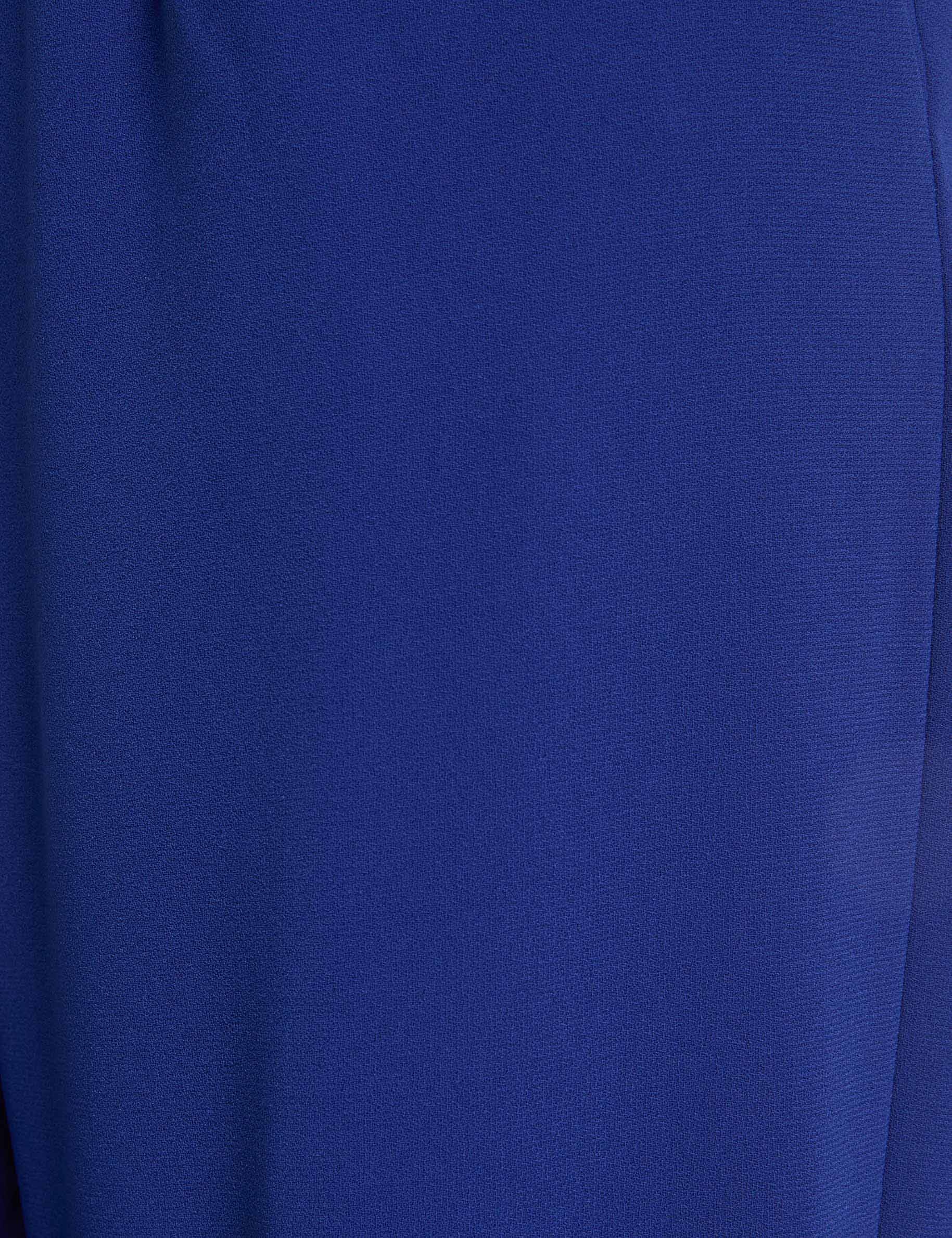 wide leg trousers petroleum blue women null