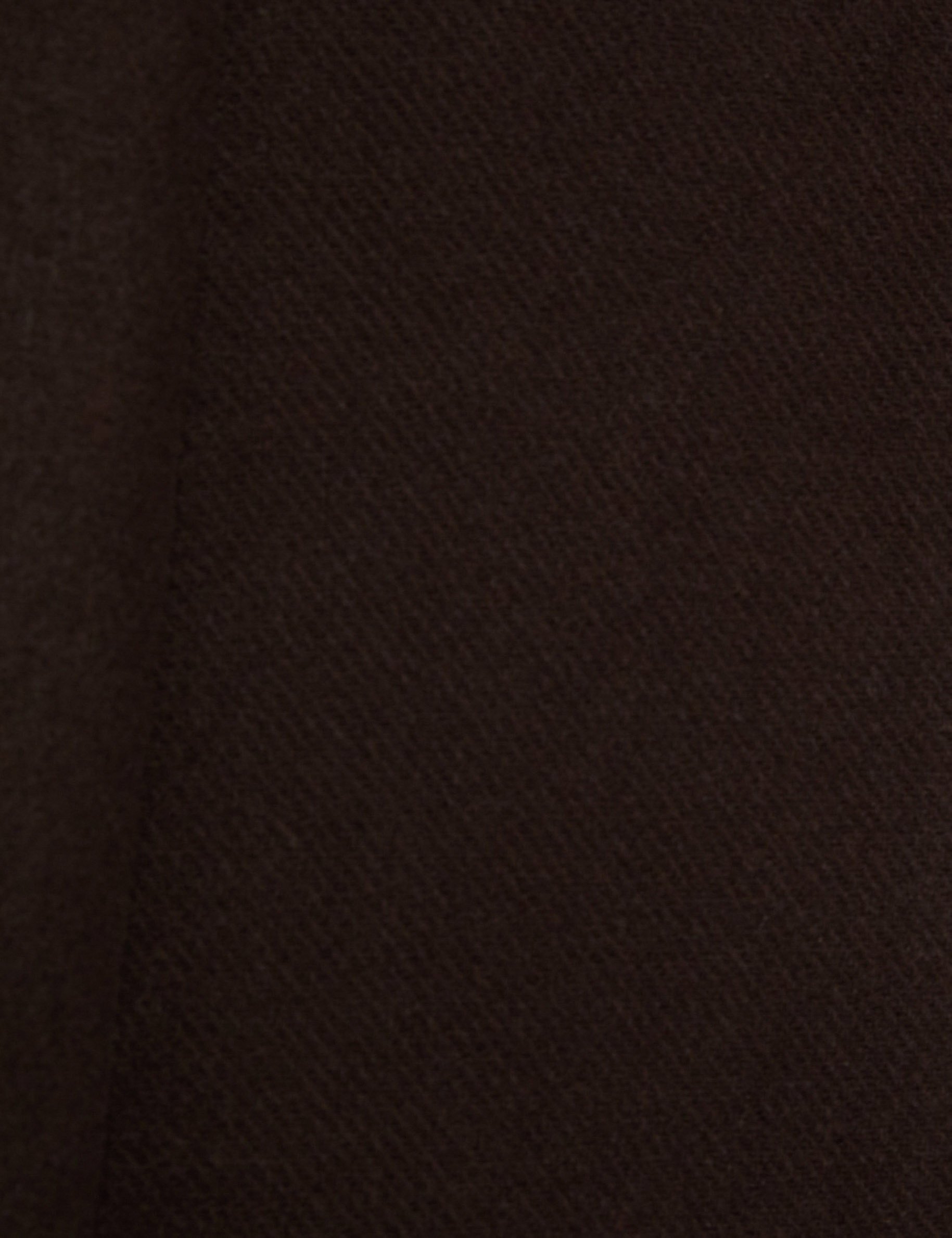long coat with high neck dark brown women null