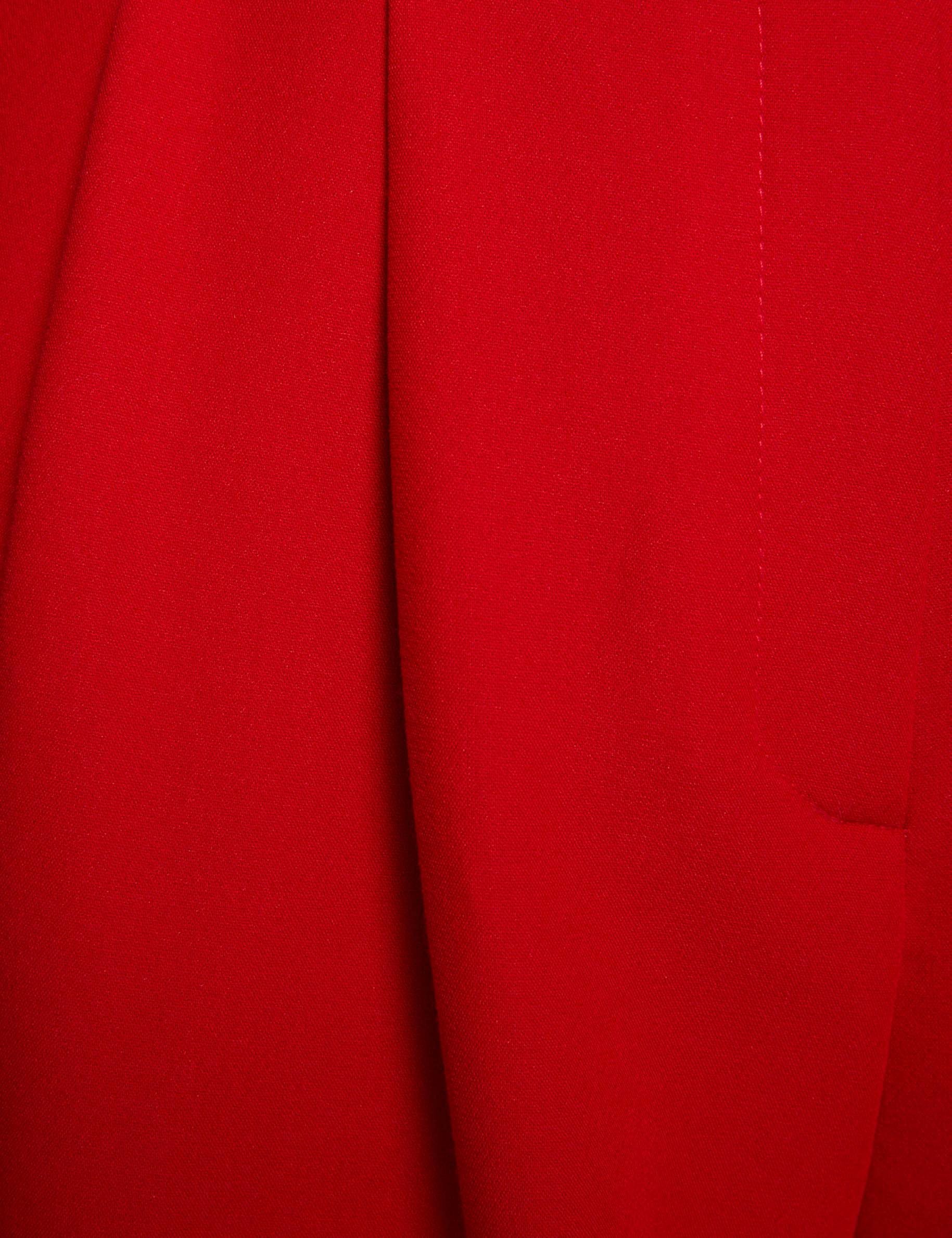 high waisted wide trousers red women null