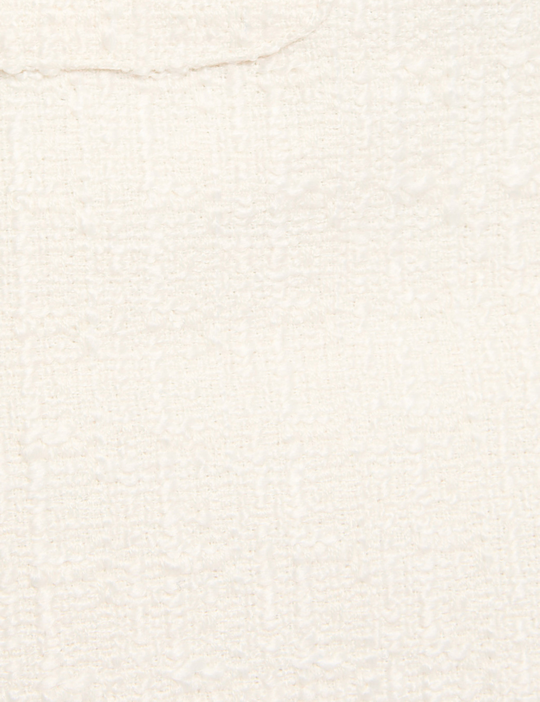 mini tweed skirt ivory women null