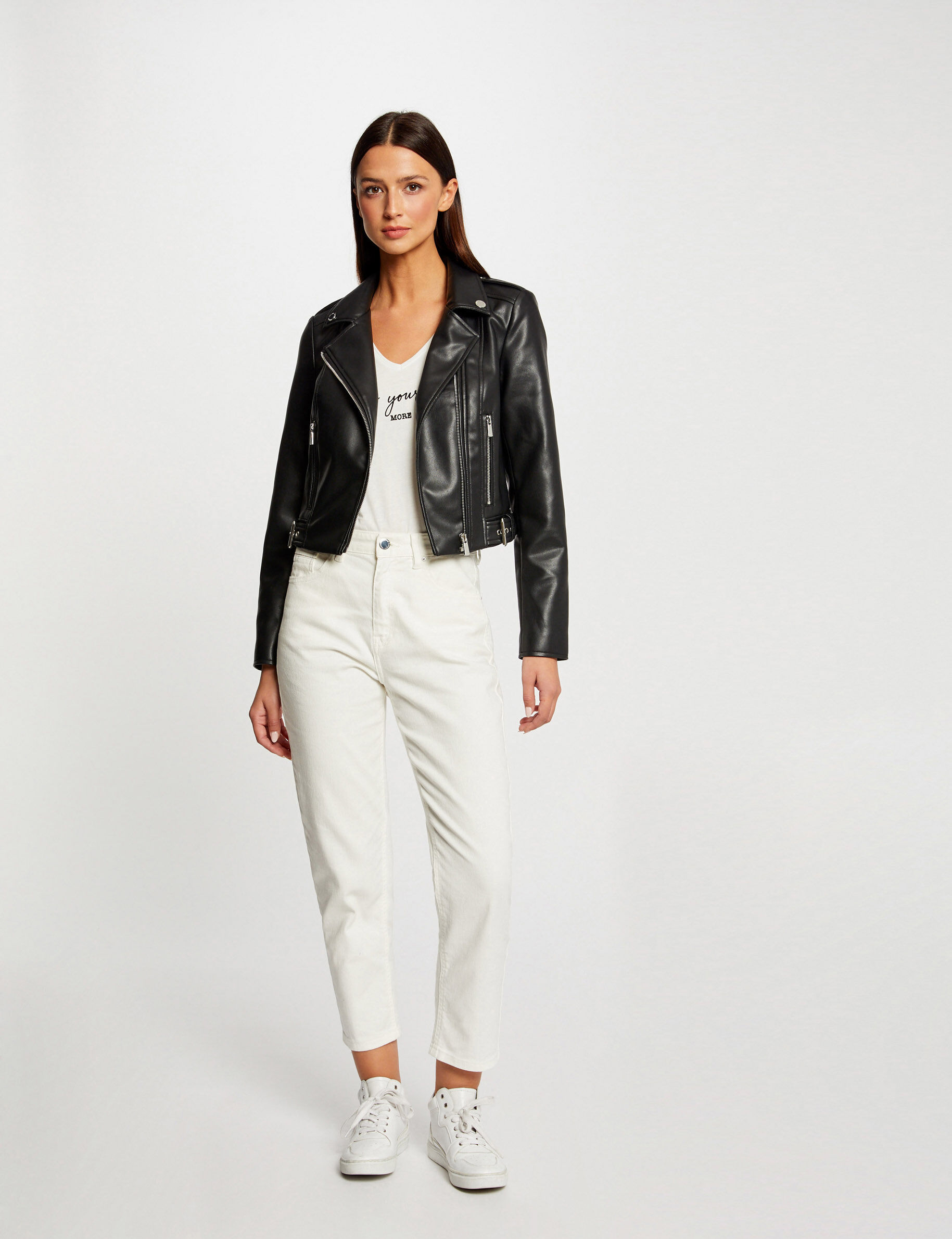 Blouson best sale cuir morgan