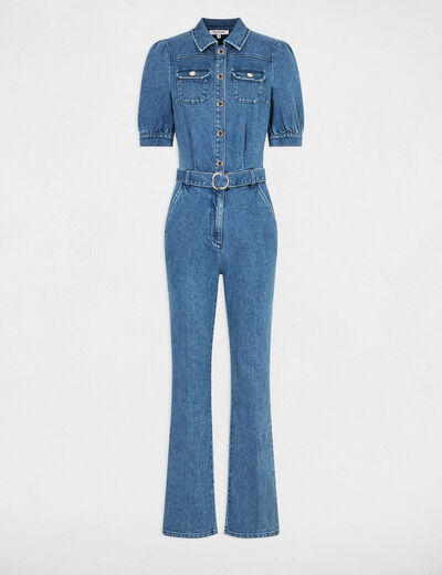 Denim jumpsuit stone denim women