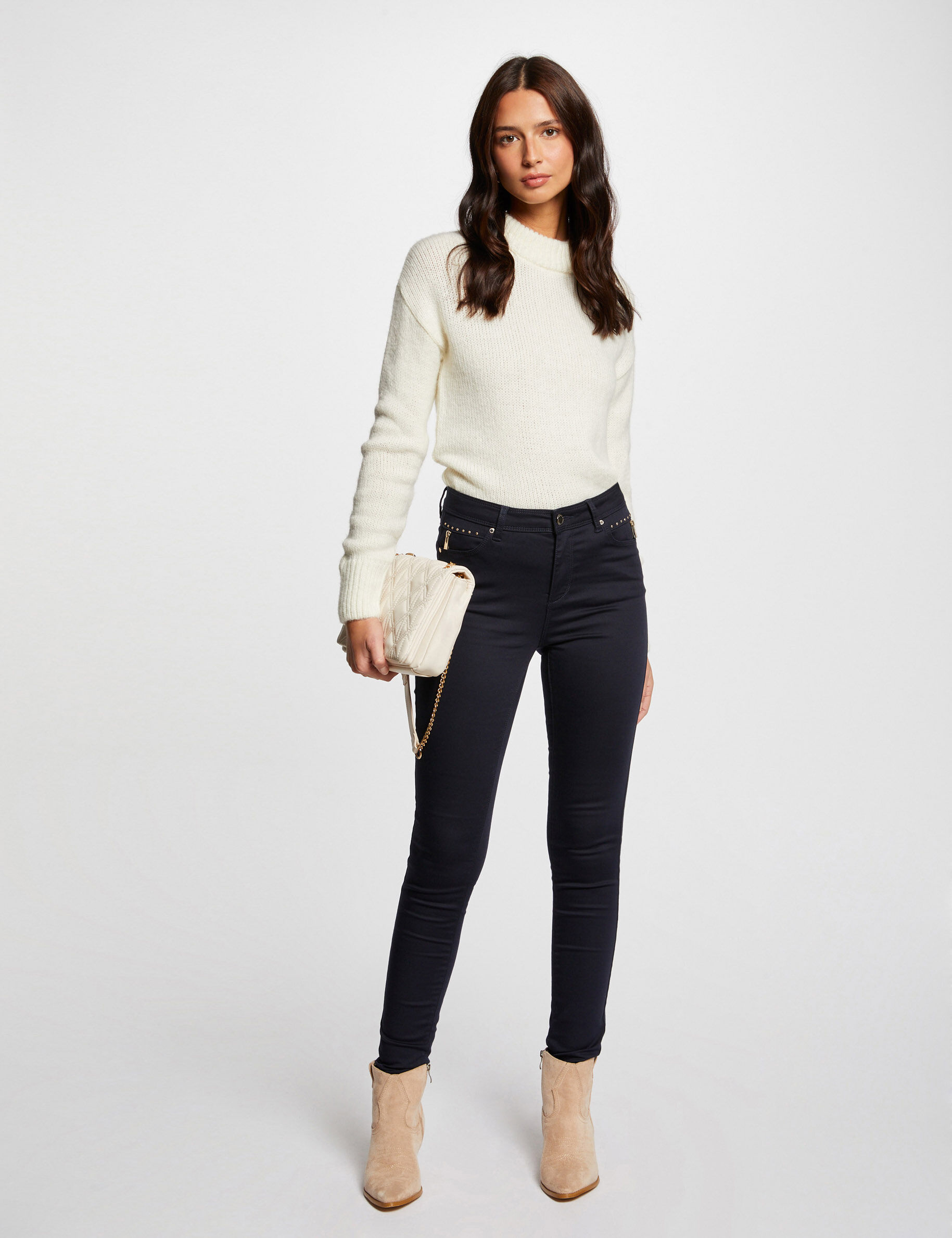 Saint Laurent Paris Women's Satin Skinny Jeans | Vintage Designer Denim  Trousers | eBay