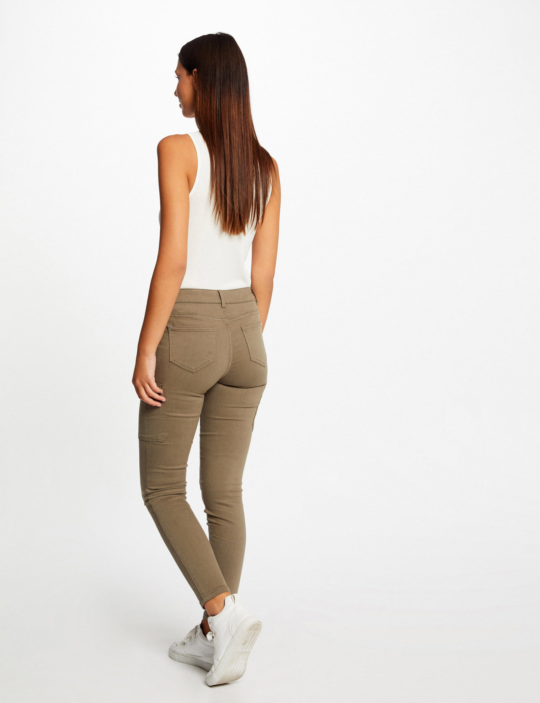 Buy French Connection Men Khaki Skinny Fit Trousers - Trousers for Men  490299 | Myntra