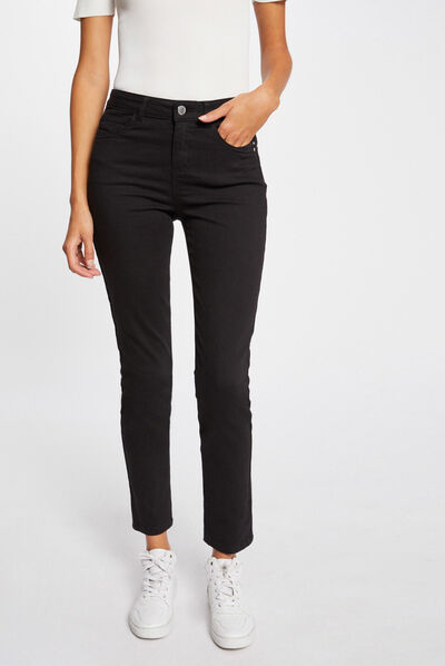 Trousers and Jeans Black for