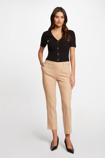 Cigarette trousers - Black - Ladies