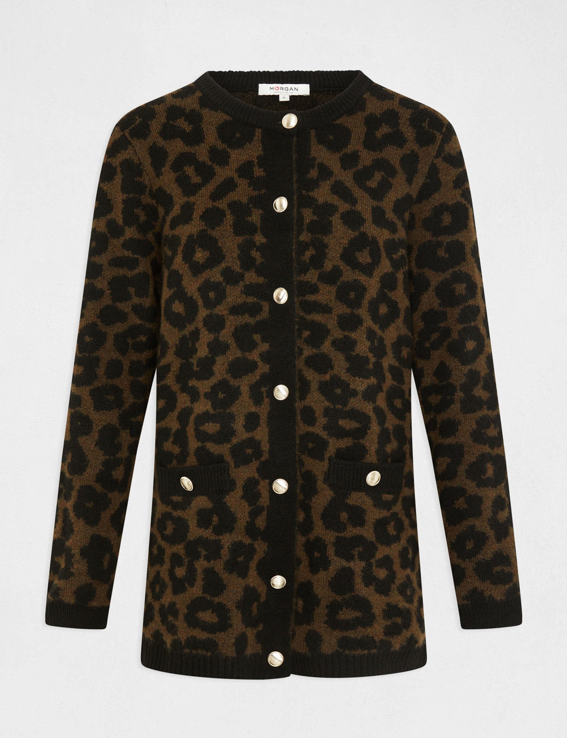 Cardigan discount leopard femme