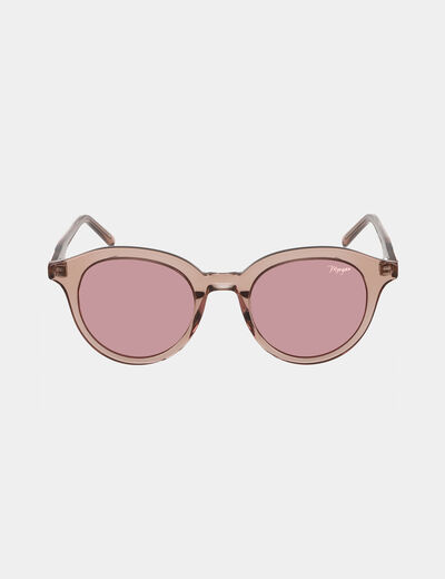 Round sunglasses pink ladies'
