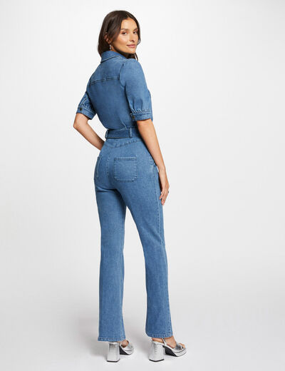 Denim jumpsuit stone denim women