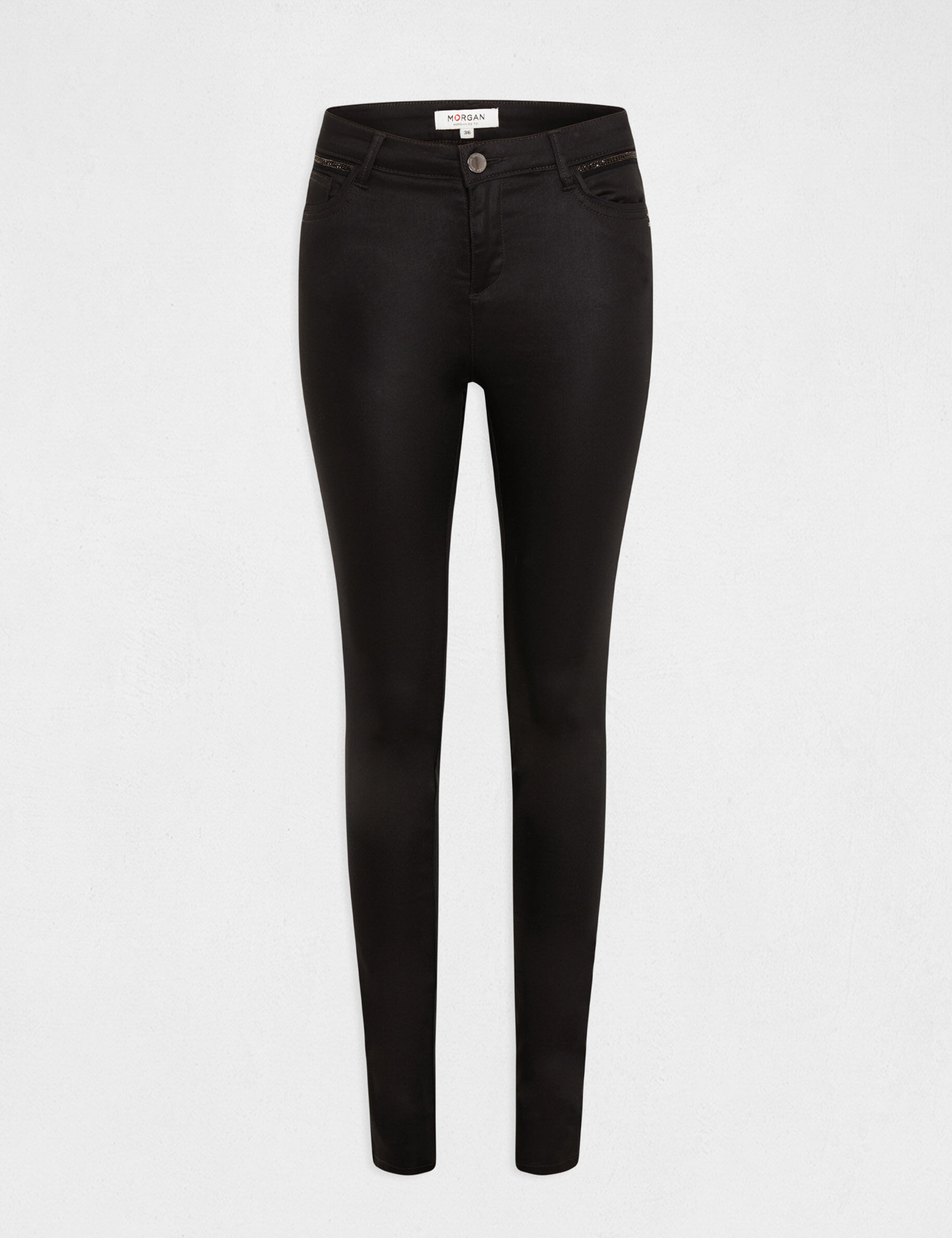 Buy Black Jersey Stretch Skinny Trousers (3-18yrs) from Next USA