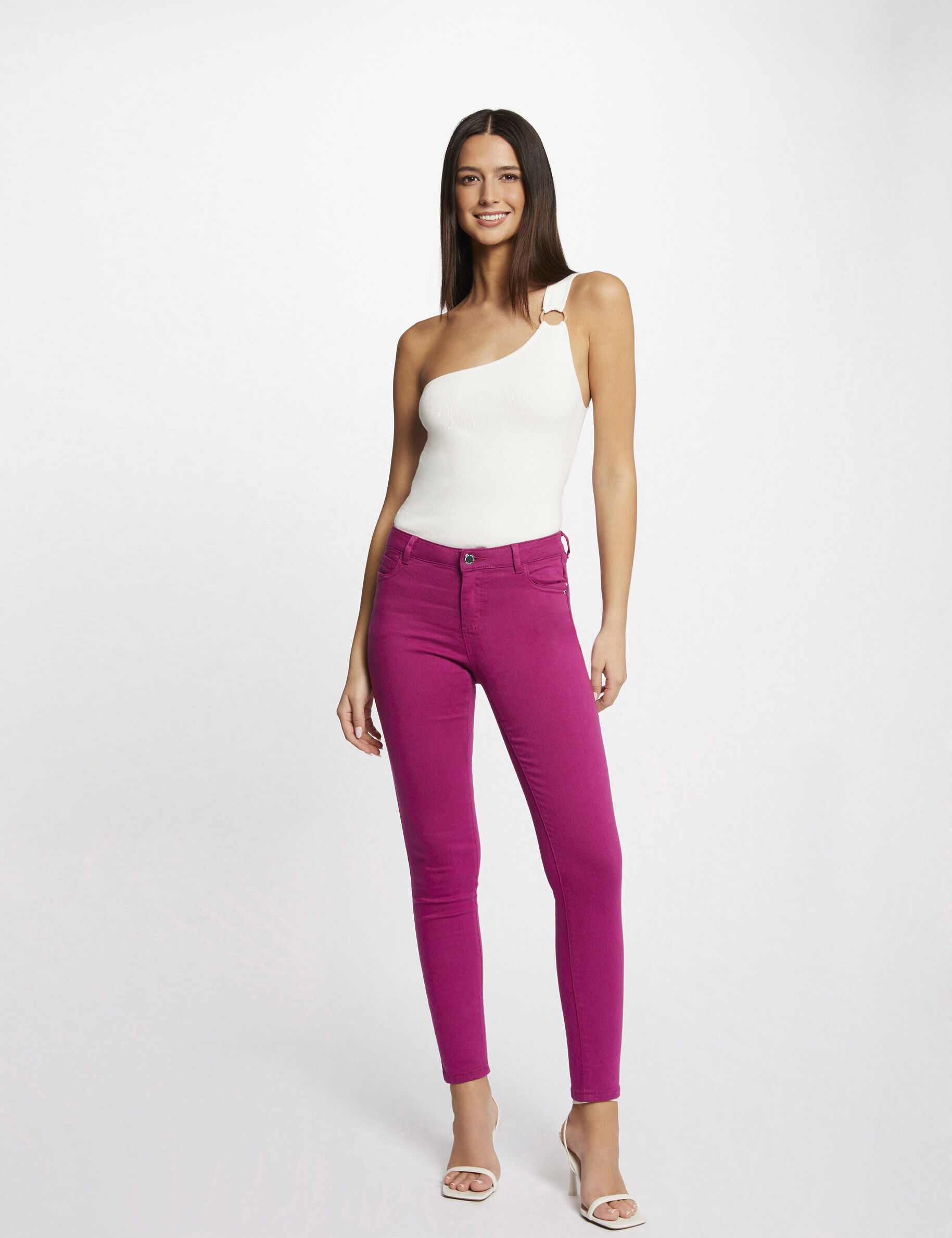 Comfort Wool Stretch Womens Slim Leg Pant