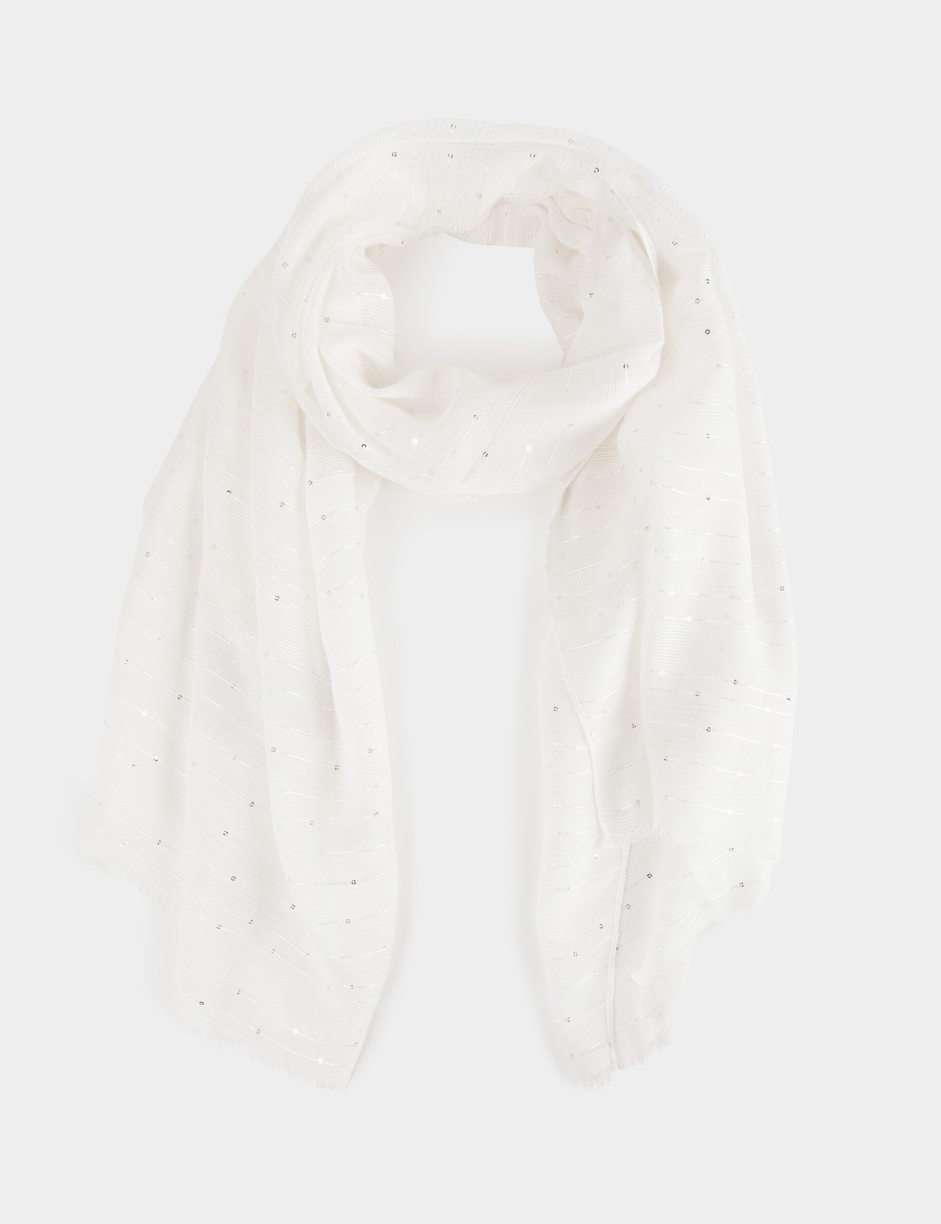 Ladies white sale scarves