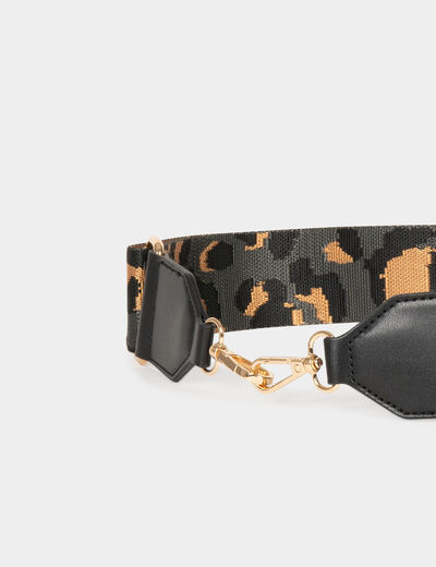Strap with leopard print multico ladies'