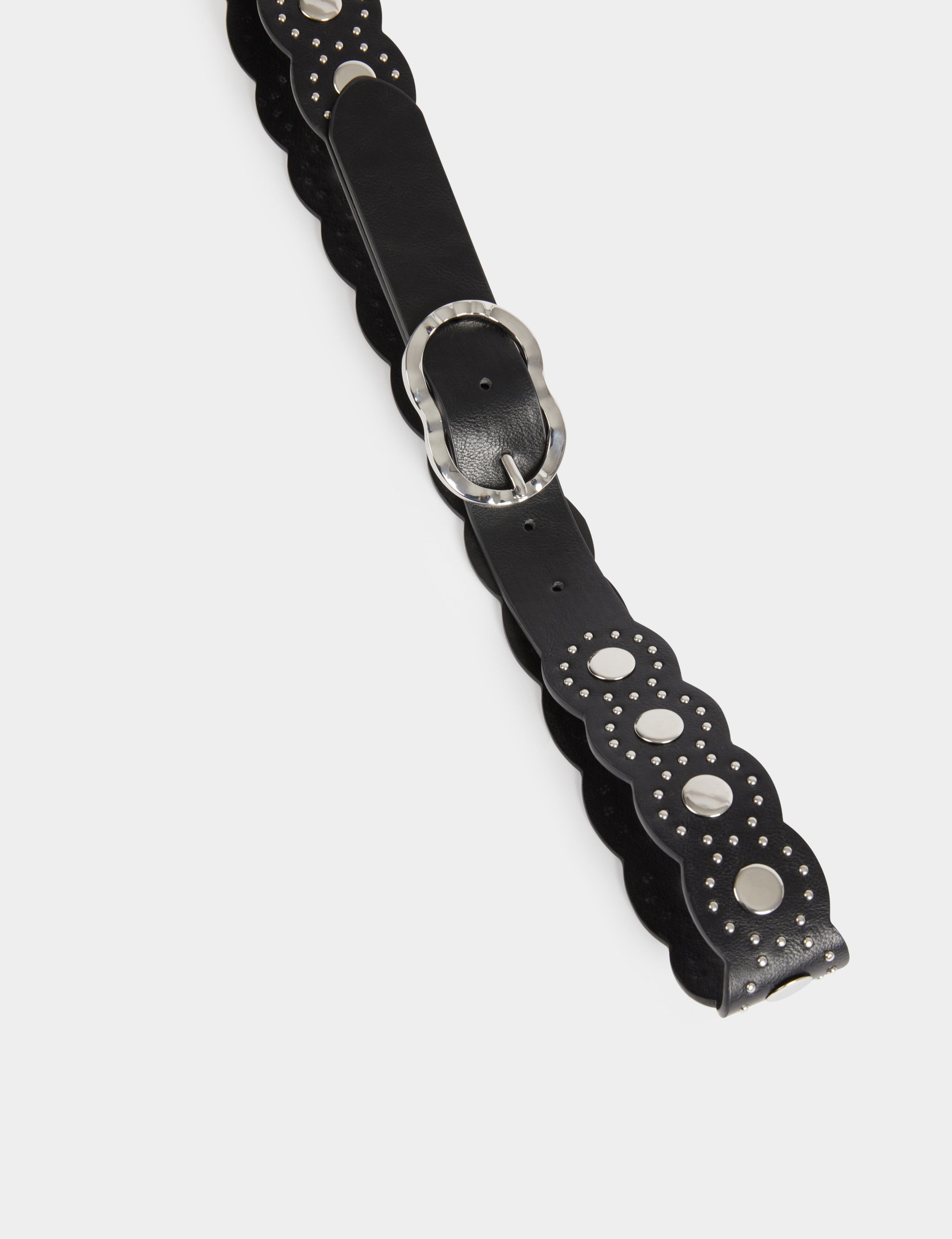 Belt with studs black women