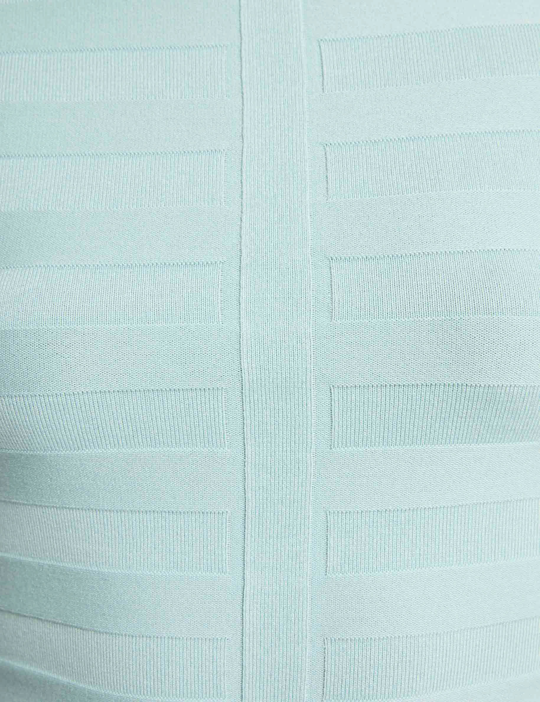 jumper with turtleneck sky blue women null