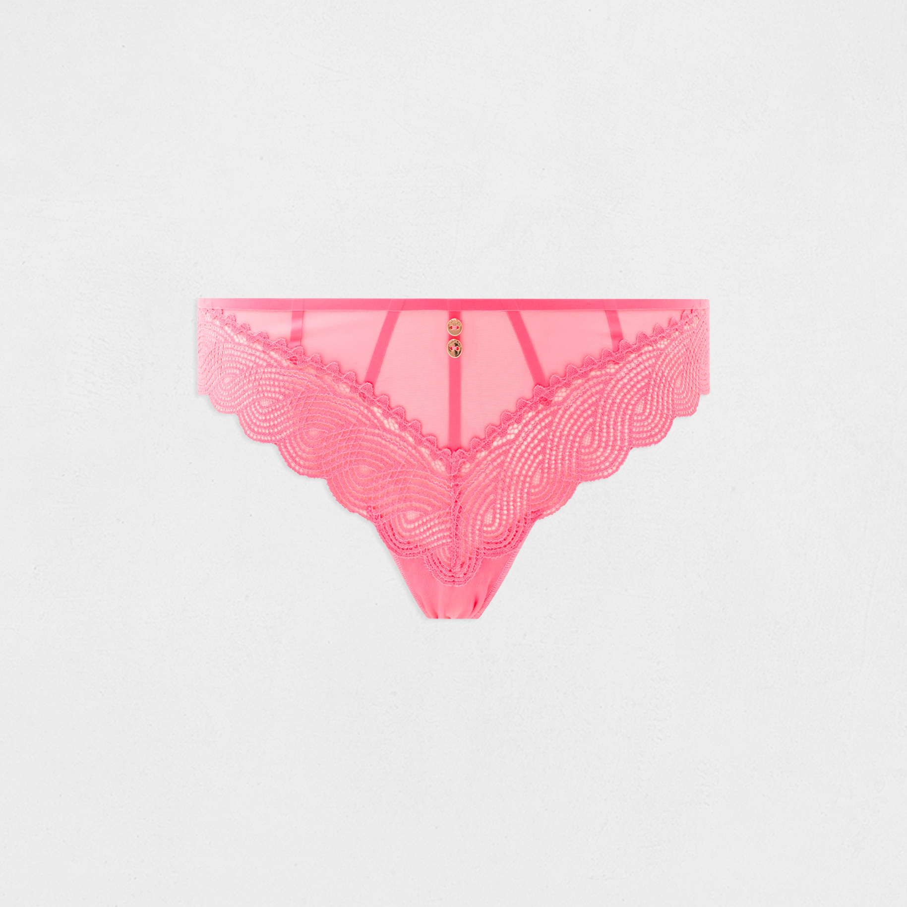 Lace briefs pink women