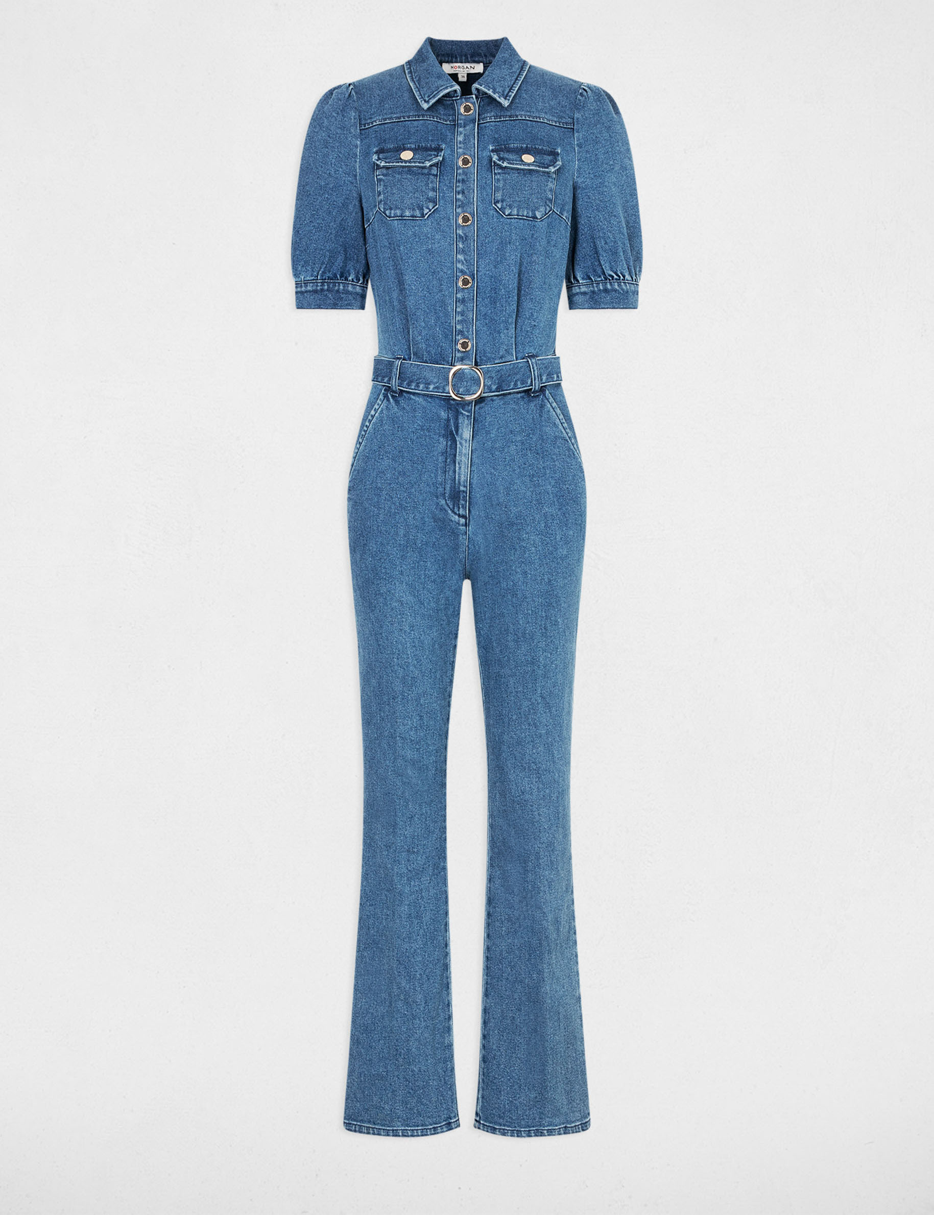 Denim jumpsuit stone denim women