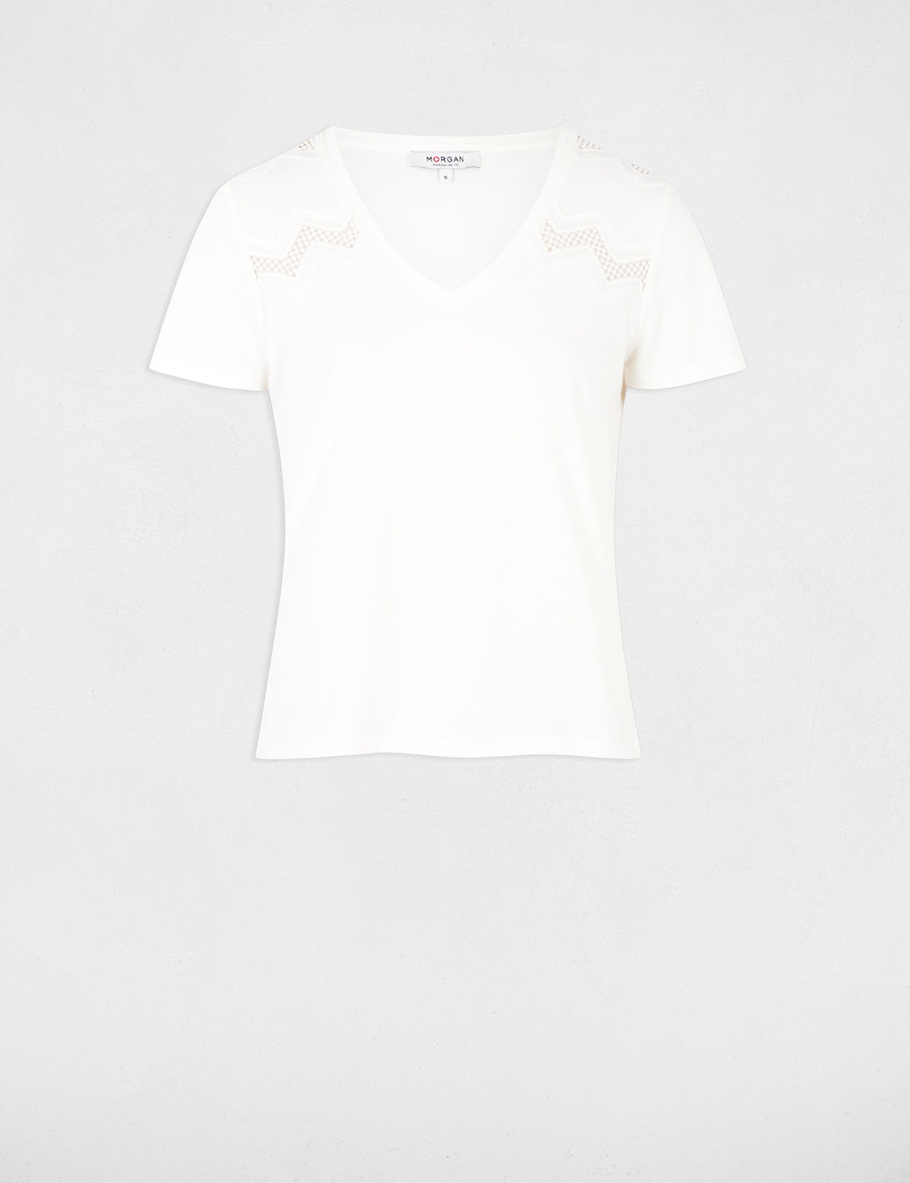 Short-sleeved t-shirt white women