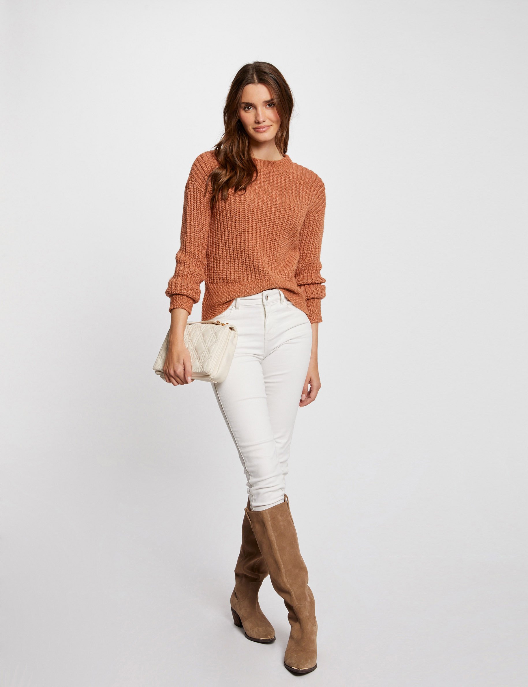 Tan shop ladies jumper