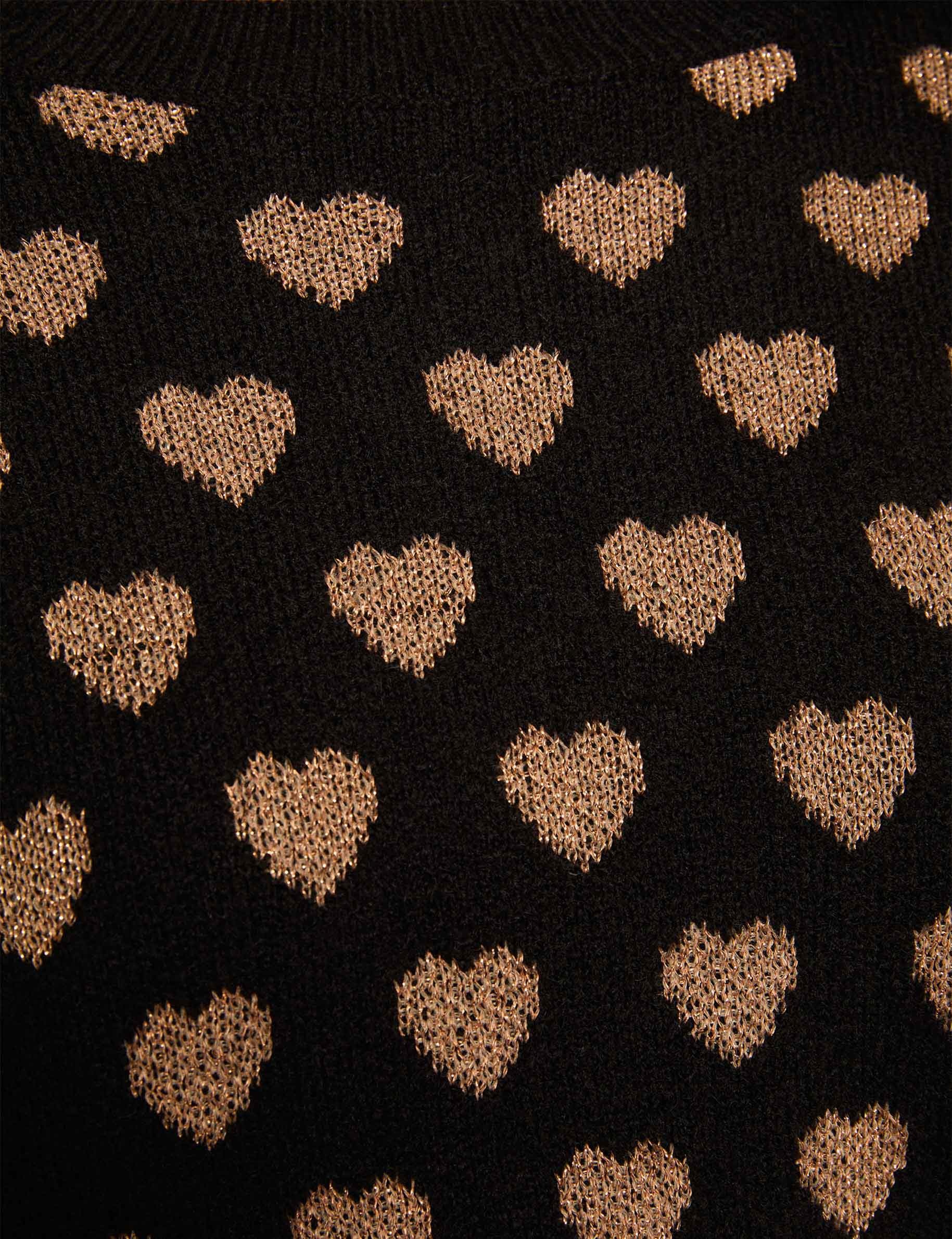 printed jumper round neck black women null