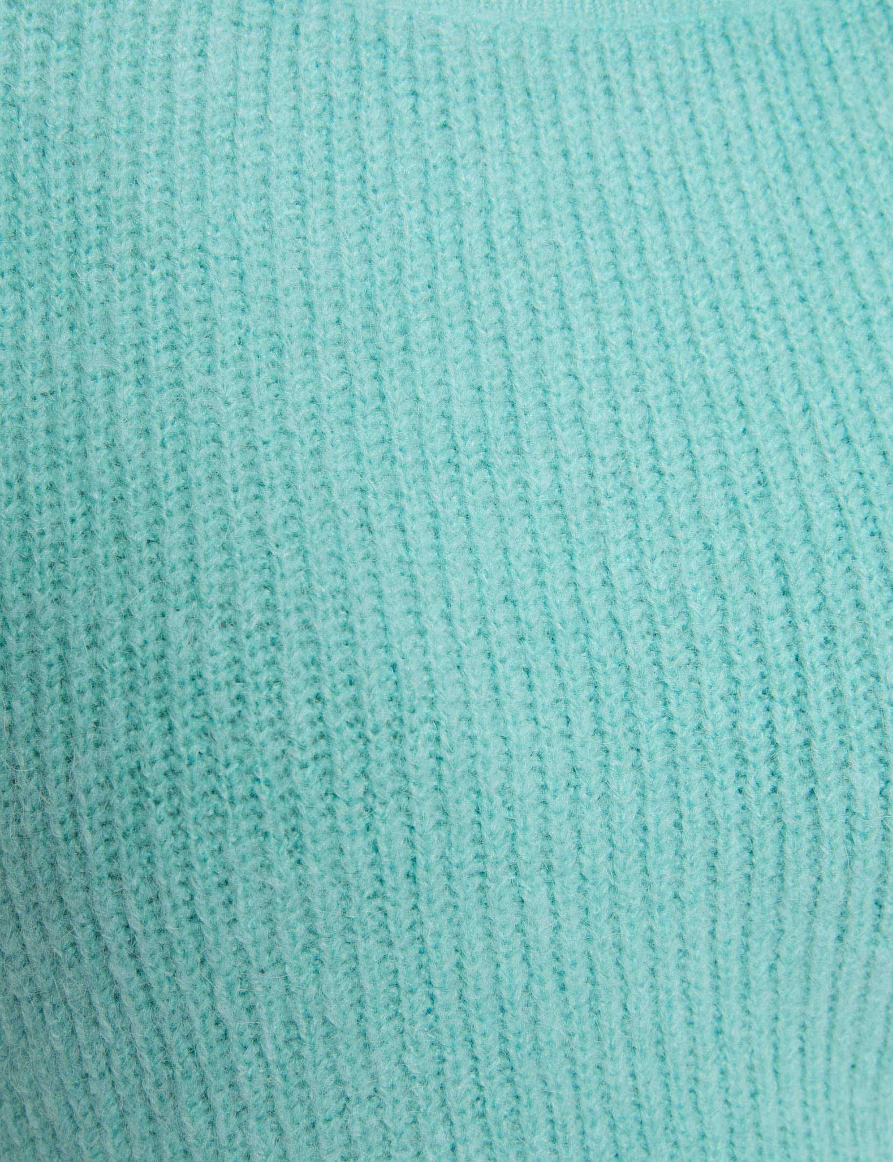 jumper with round neck green women null