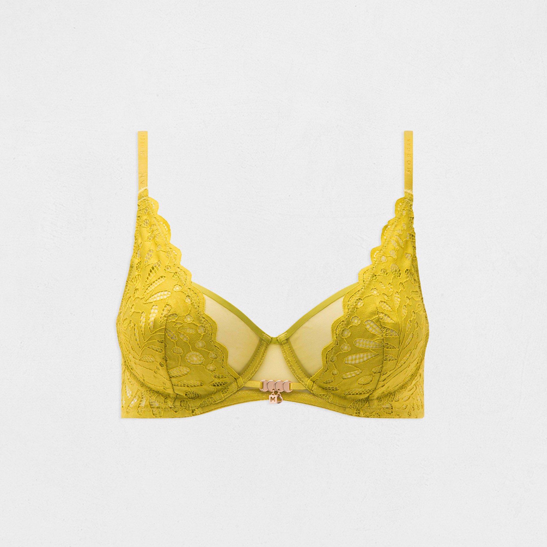 Underwired bra green women