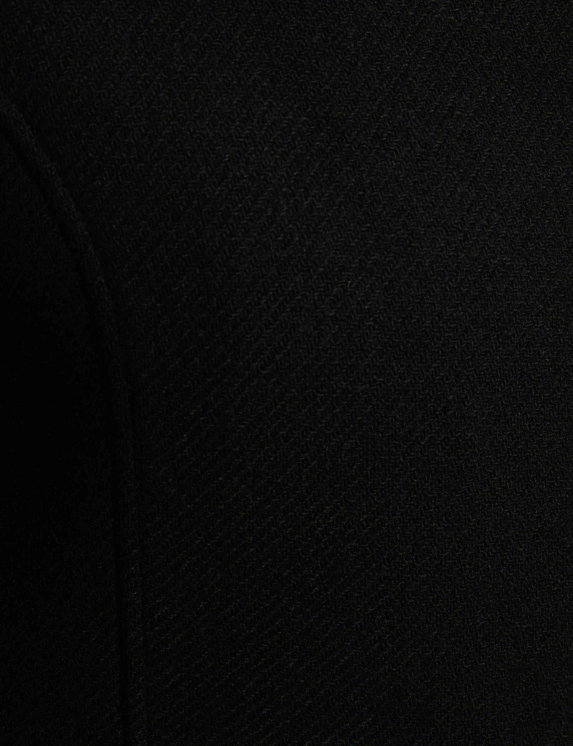 fitted coat with high neck black women null