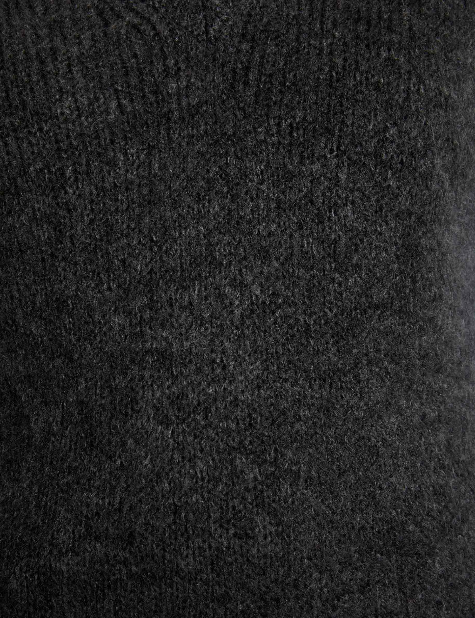 sleeveless jumper dark grey women null