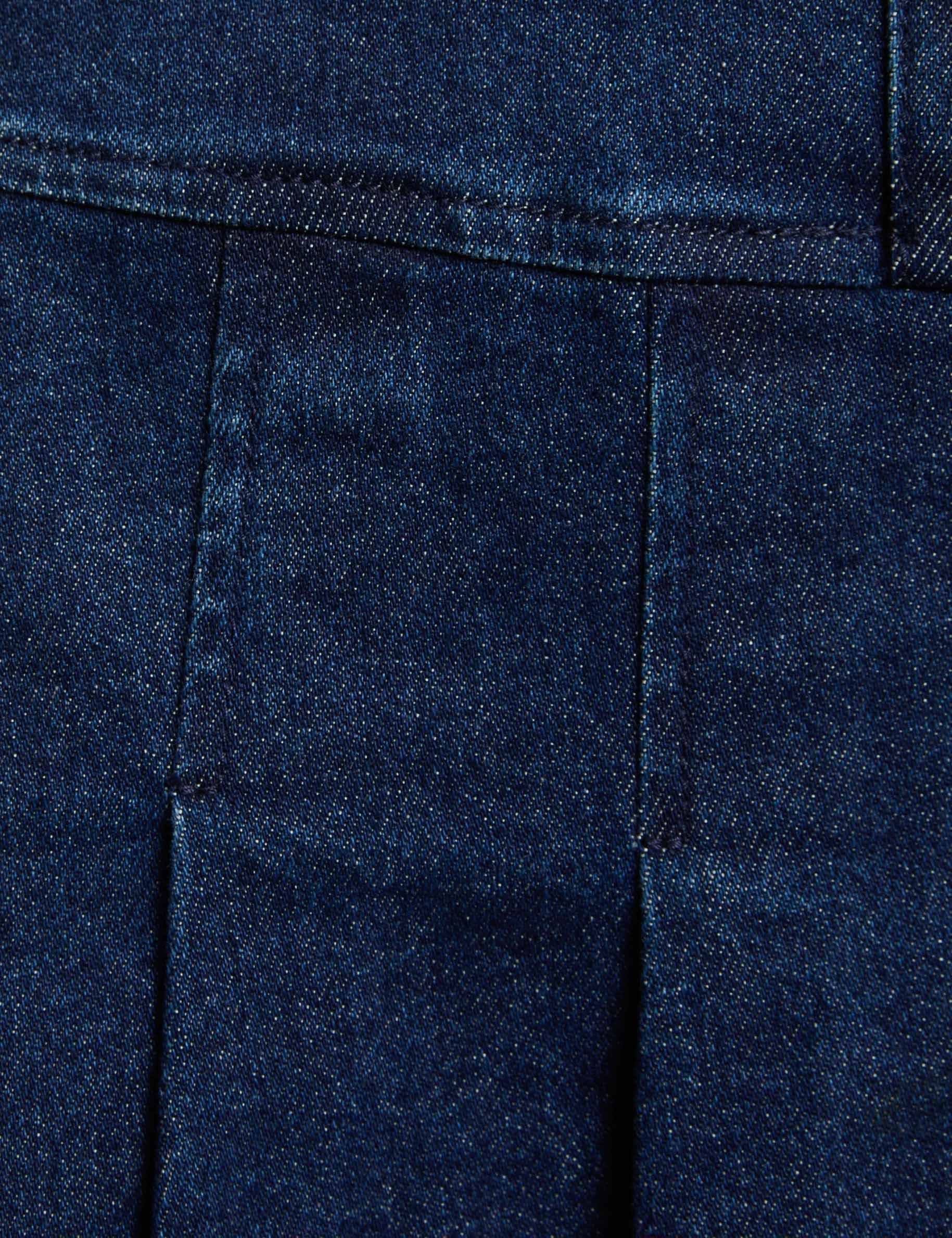 a line mini denim dress raw denim women null