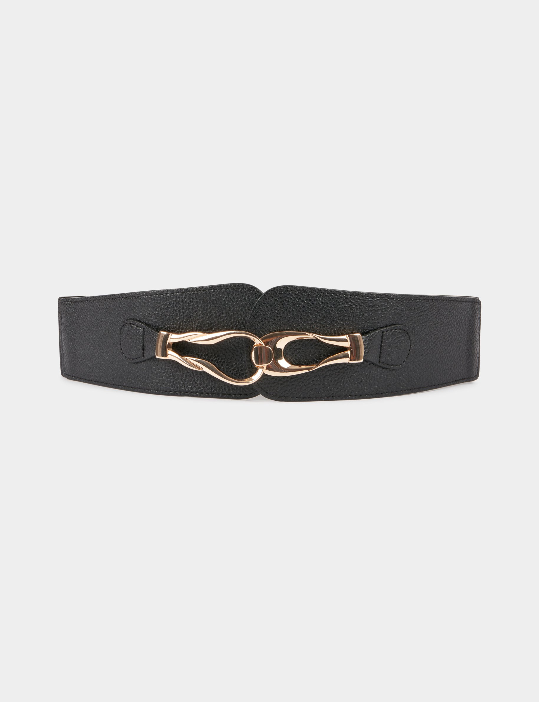 Ceinture élastiquée noir femme