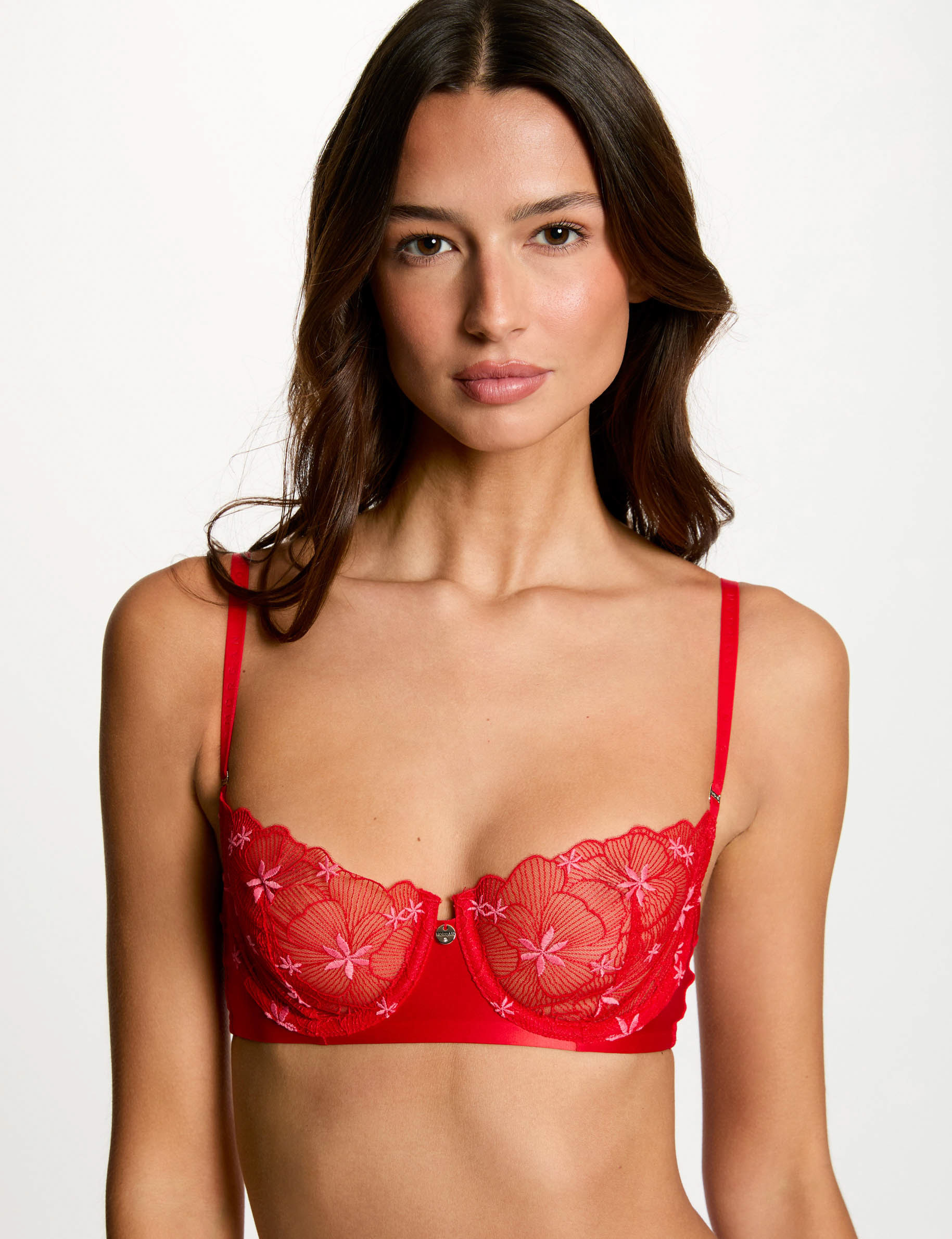 Underwired bra red women