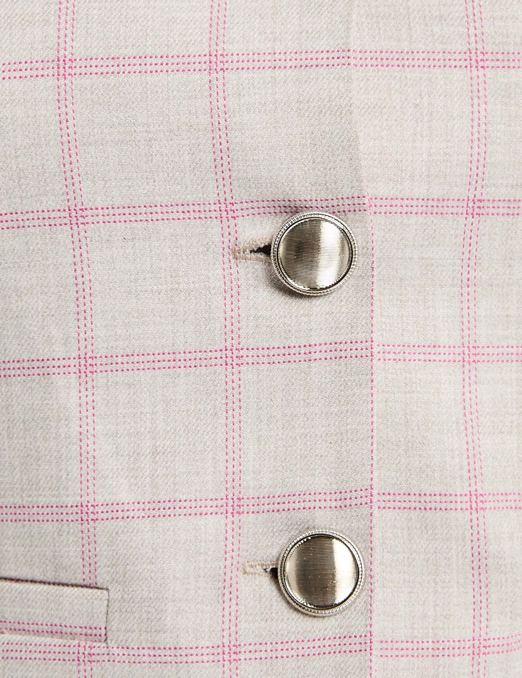 printed sleeveless waistcoat multicolor women null