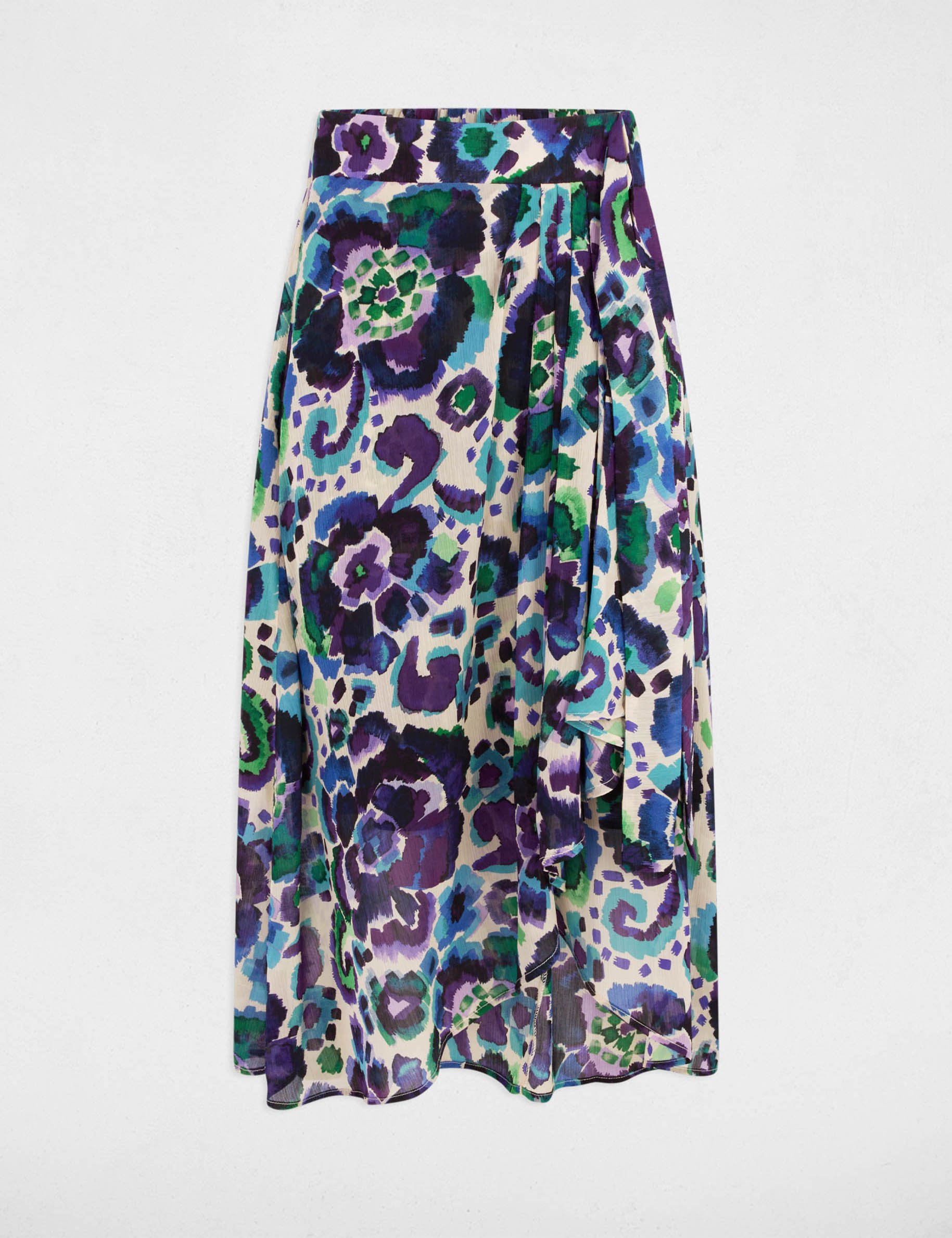 Printed loose skirt multicolor women