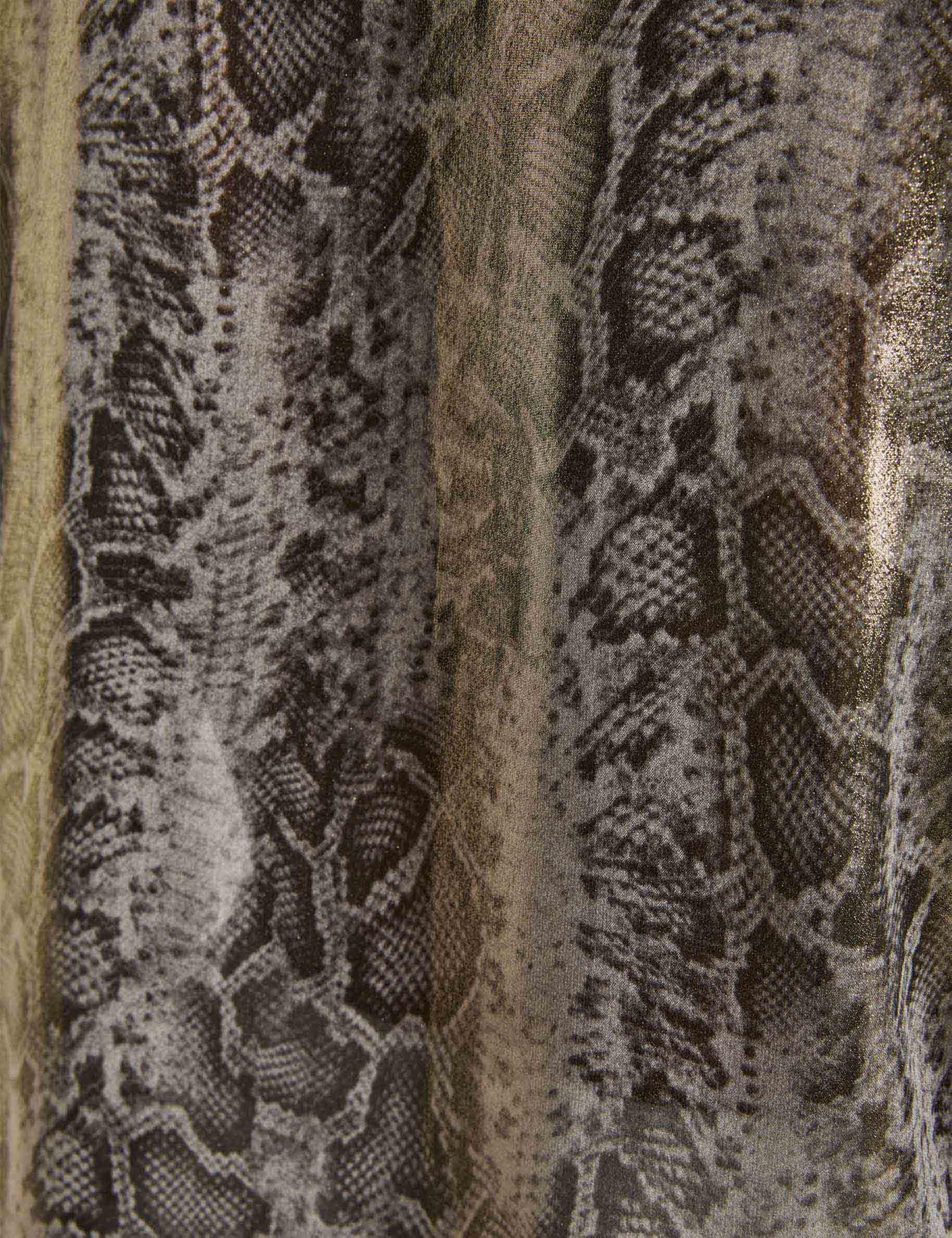 fitted shirt with puff sleeves multicolor women null