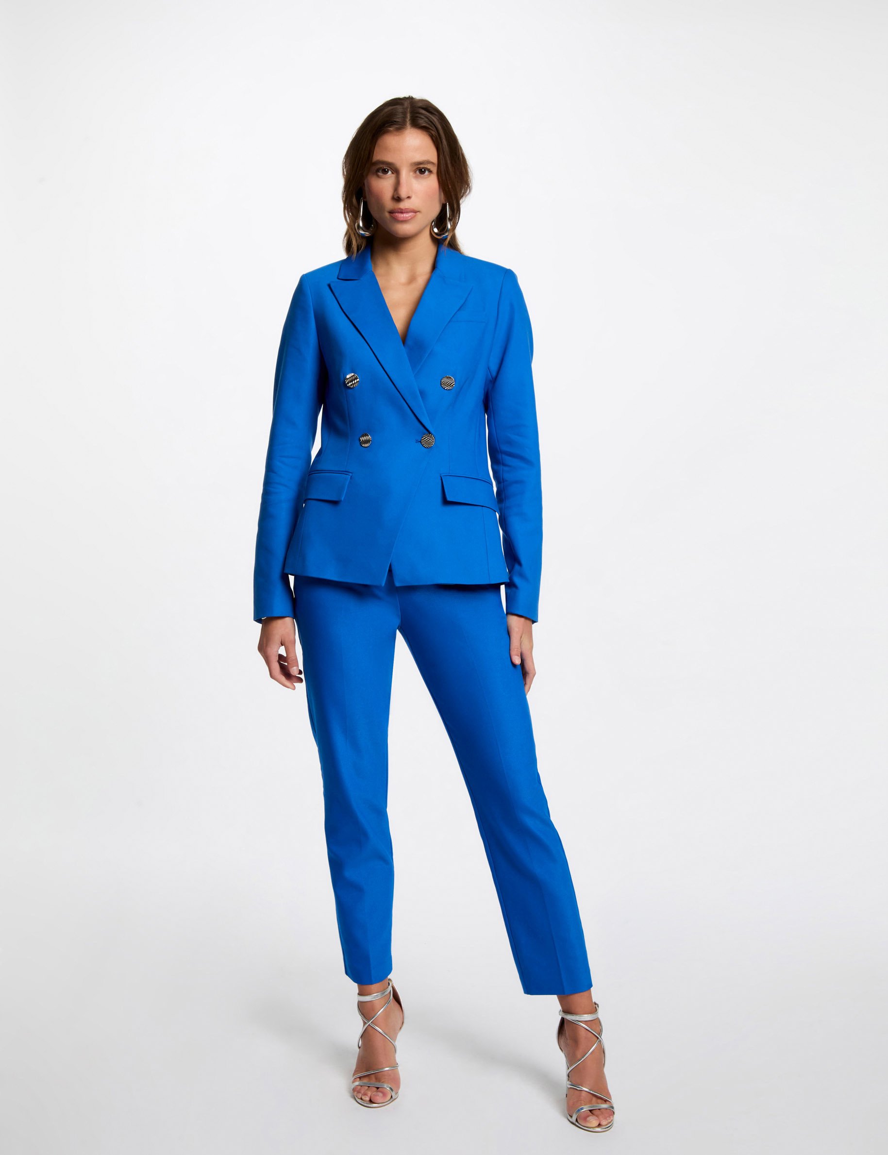 double breasted blazer electric blue women Double breasted blazer electric blue women