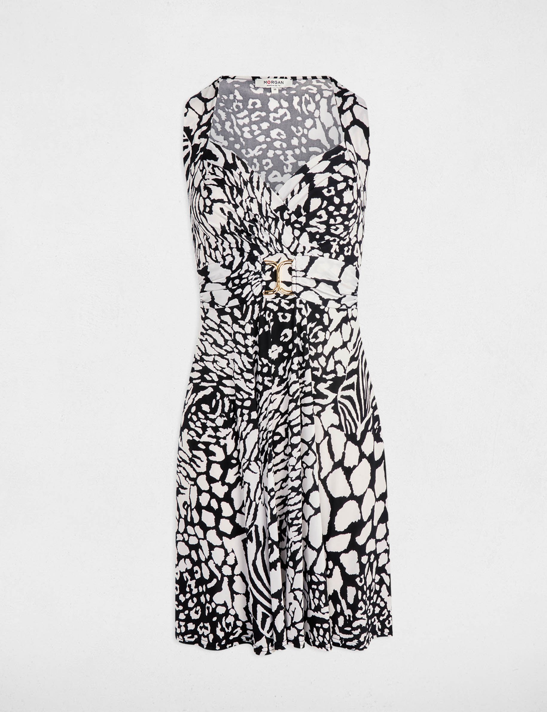 printed waisted mini dress multicolor women Printed waisted mini dress multicolor women