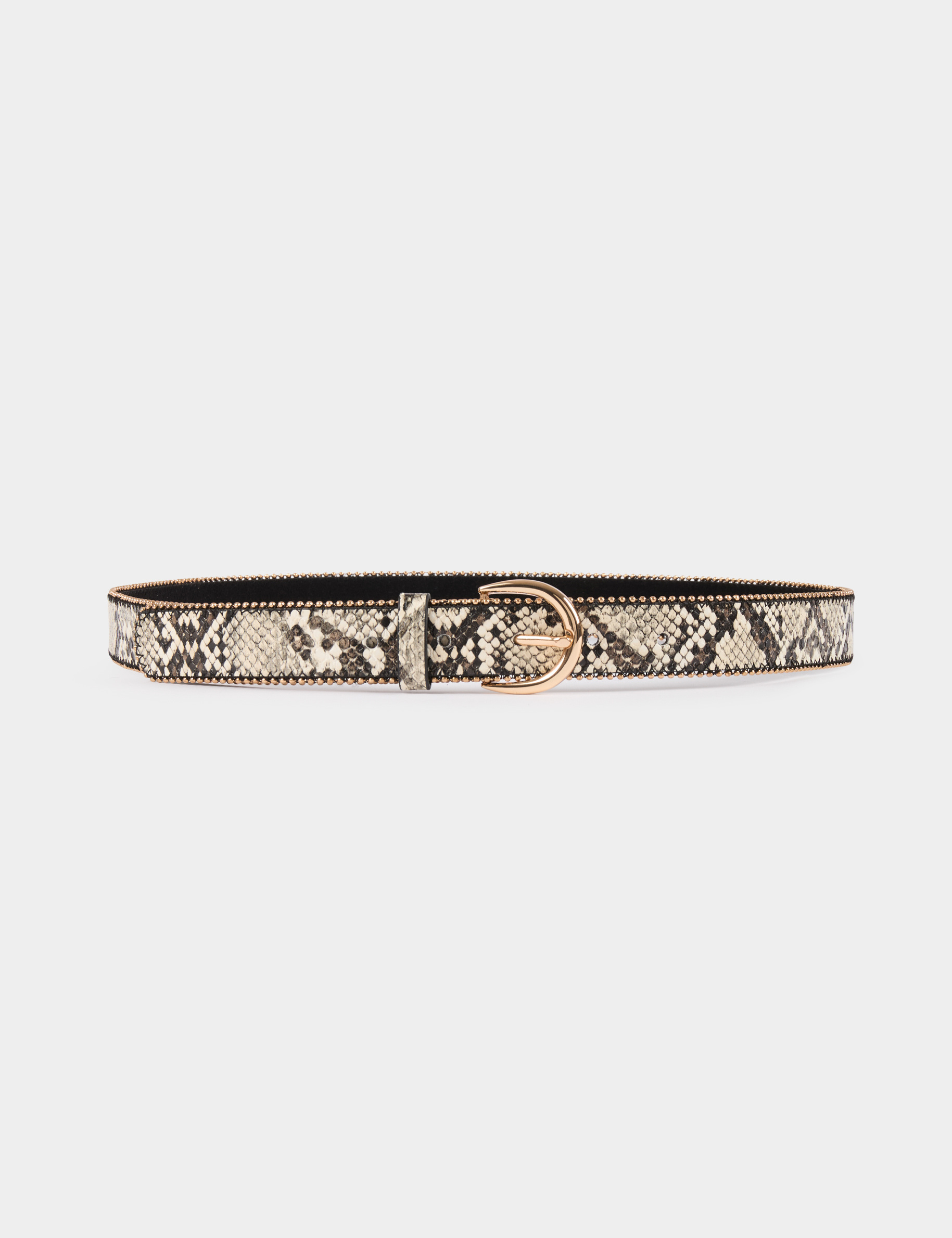 Belt snake print multicolor women