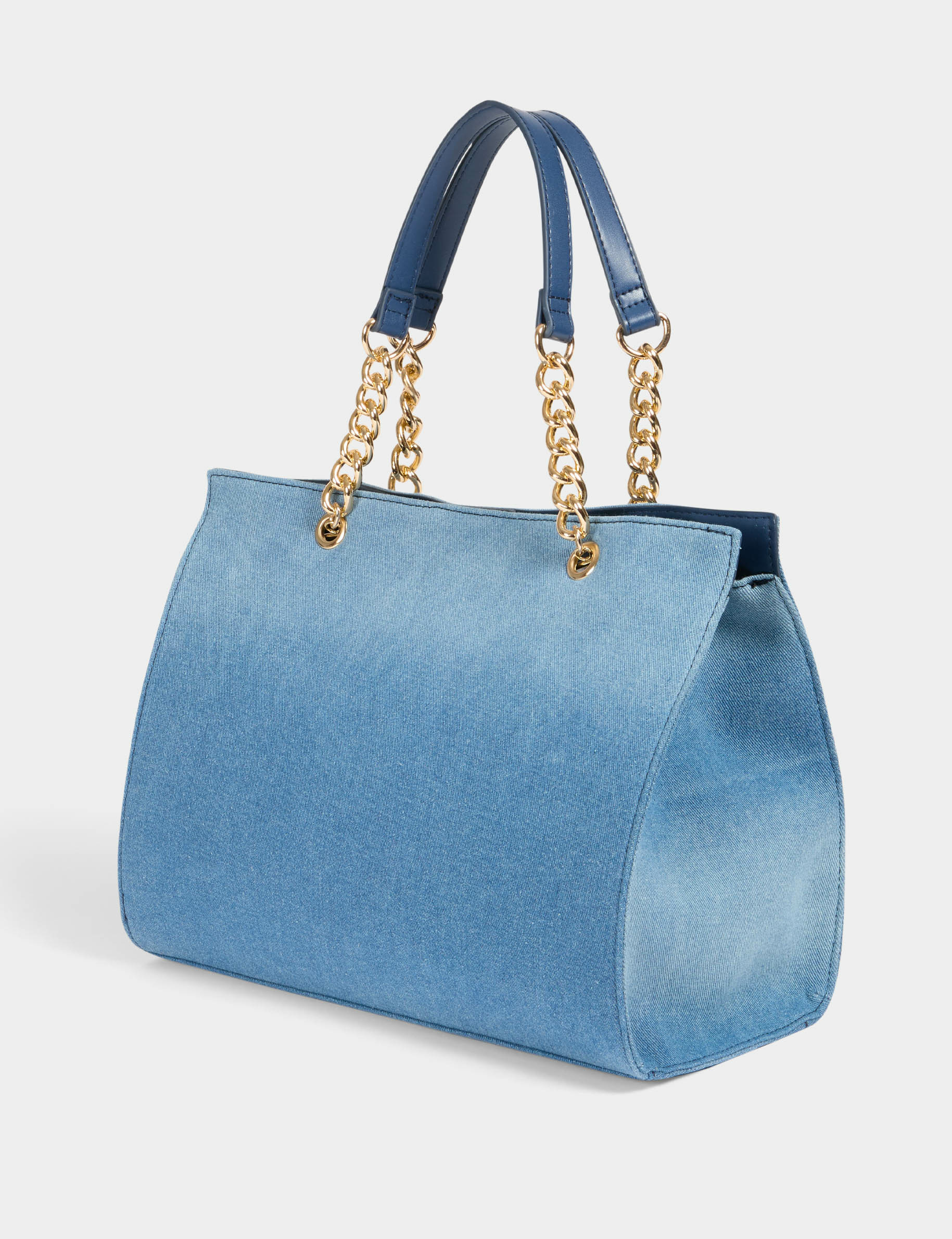 Denim handbag stone wash denim women