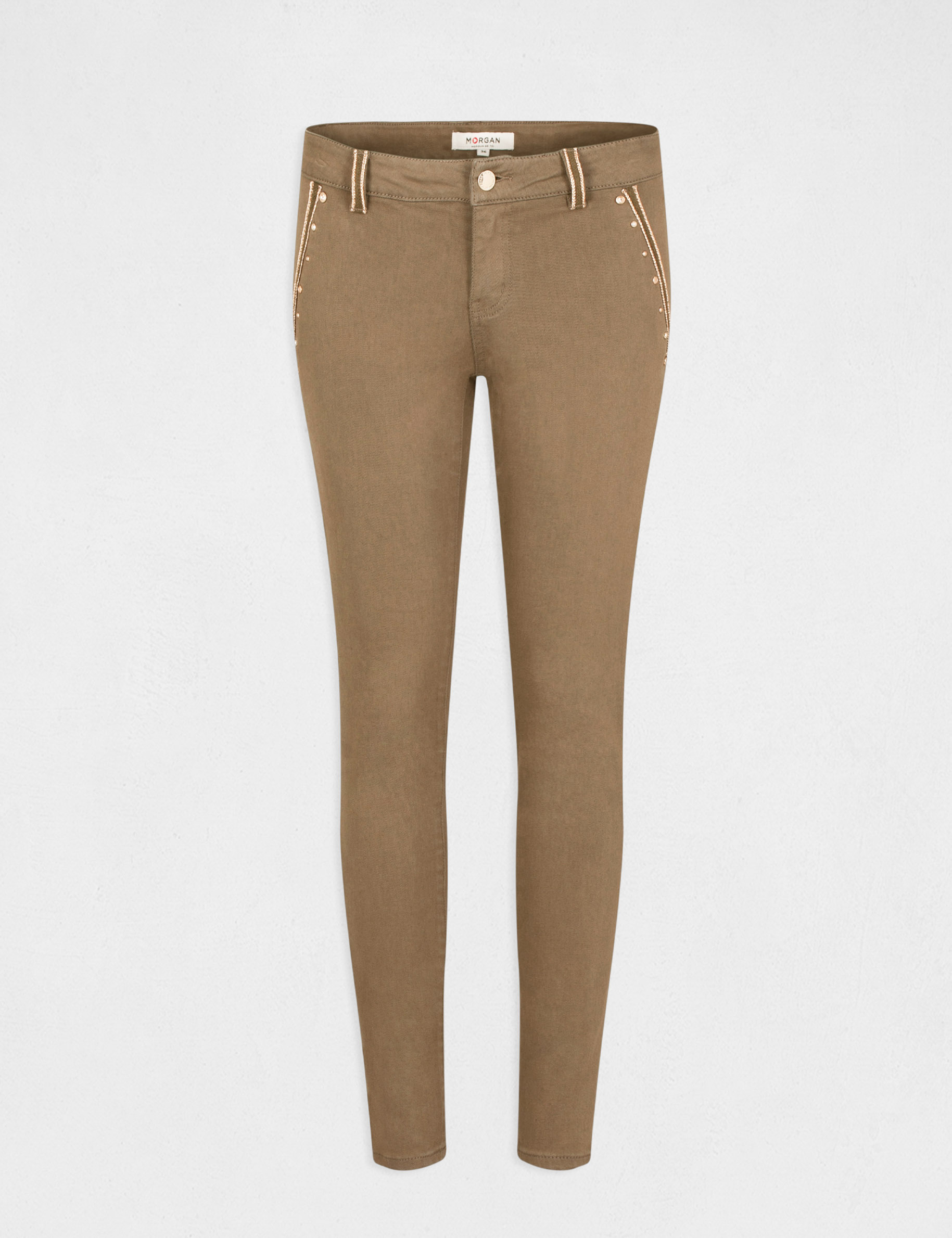 Xpose Bottoms Pants and Trousers  Buy Xpose Women Beige Tapered Fit Skinny  Formal Trousers Online  Nykaa Fashion