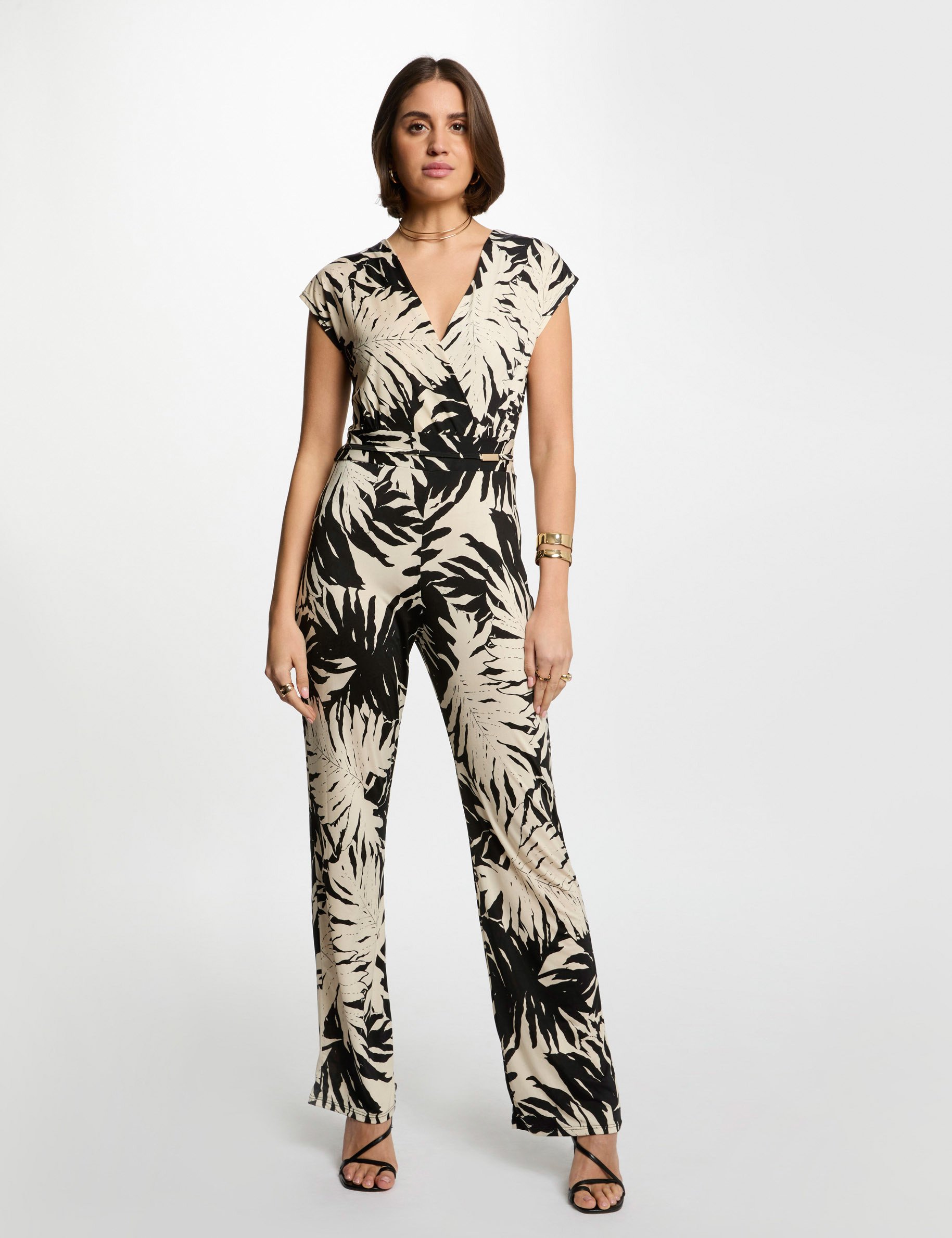 Printed jumpsuit multicolor women