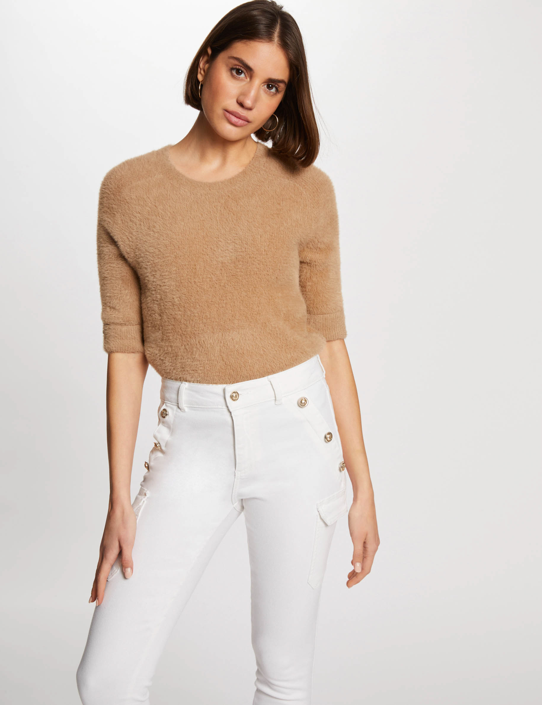 Camel ladies jumper best sale