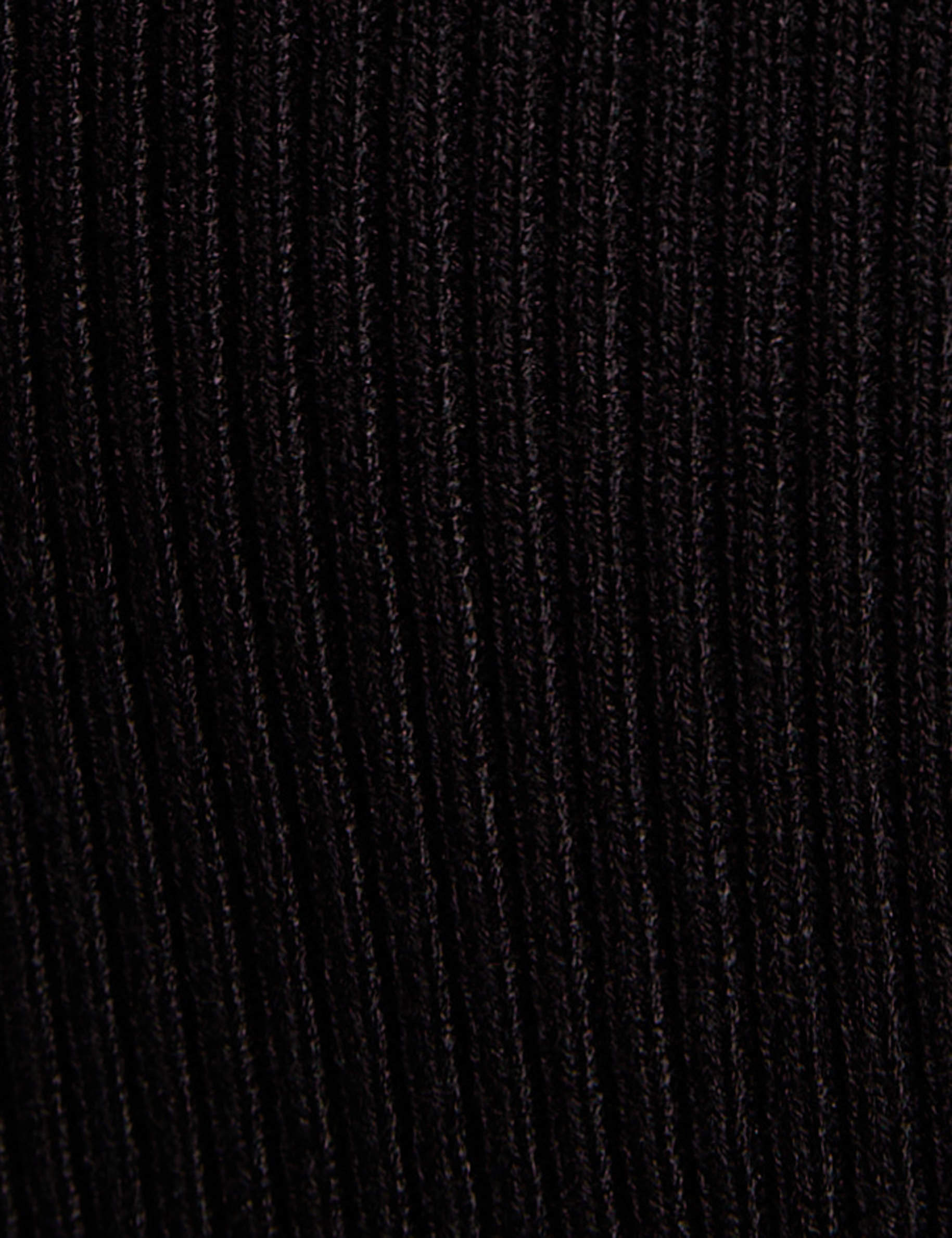 long sleeved jumper with v neck black women null