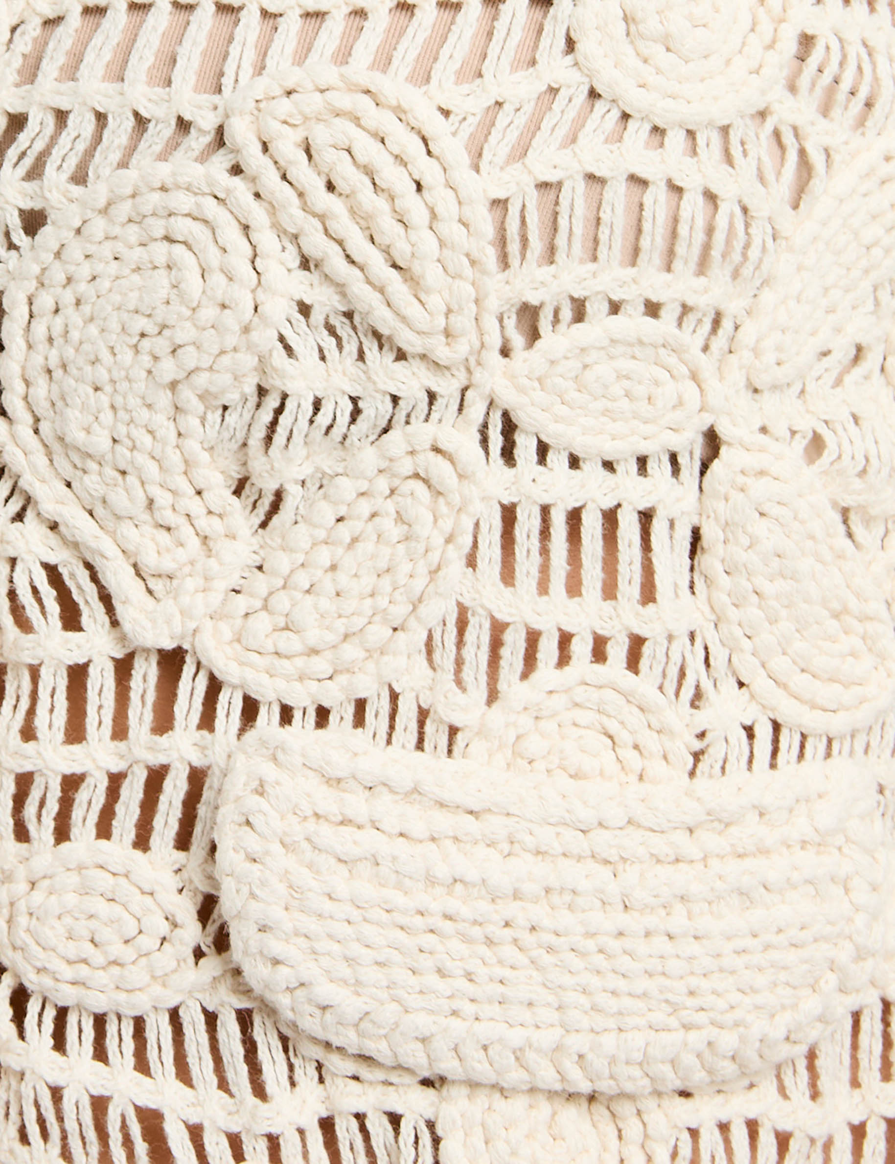 long sleeved cardigan ivory women null