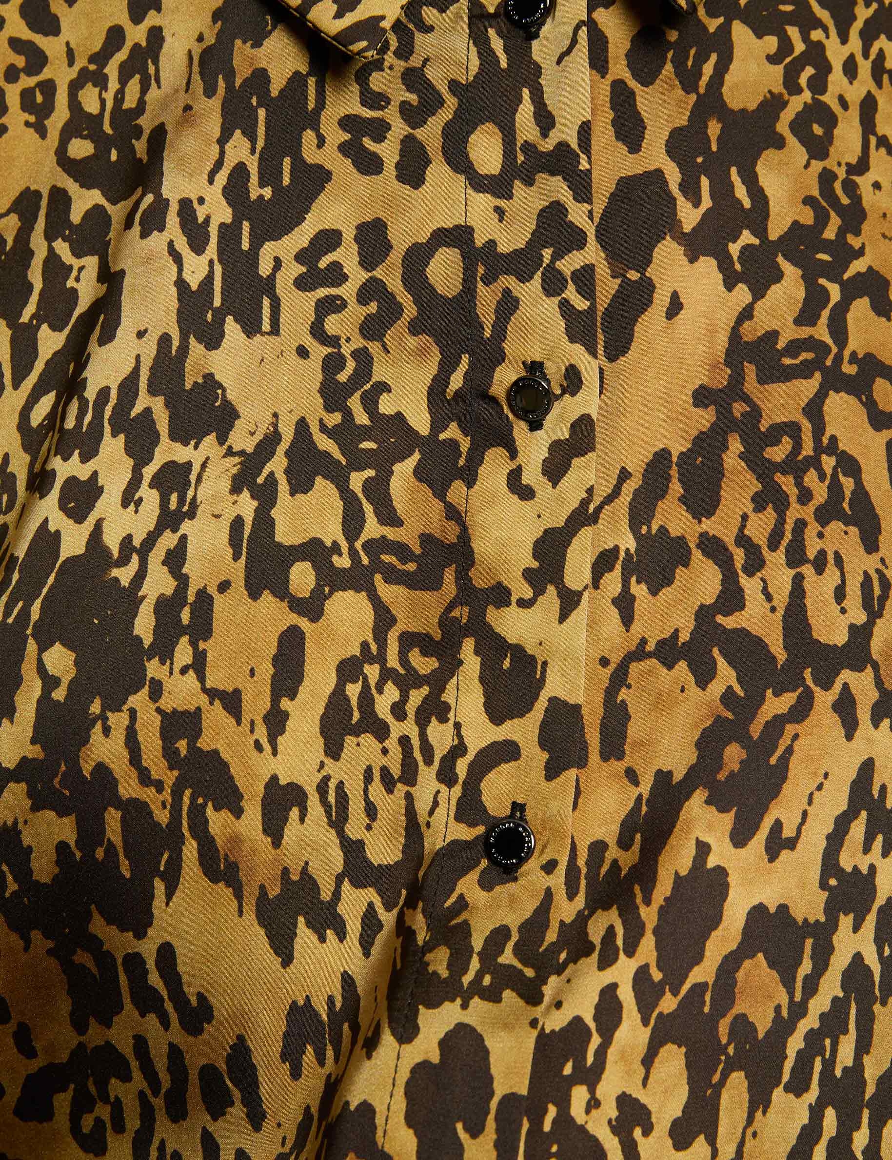 satin printed shirt multicolor women null