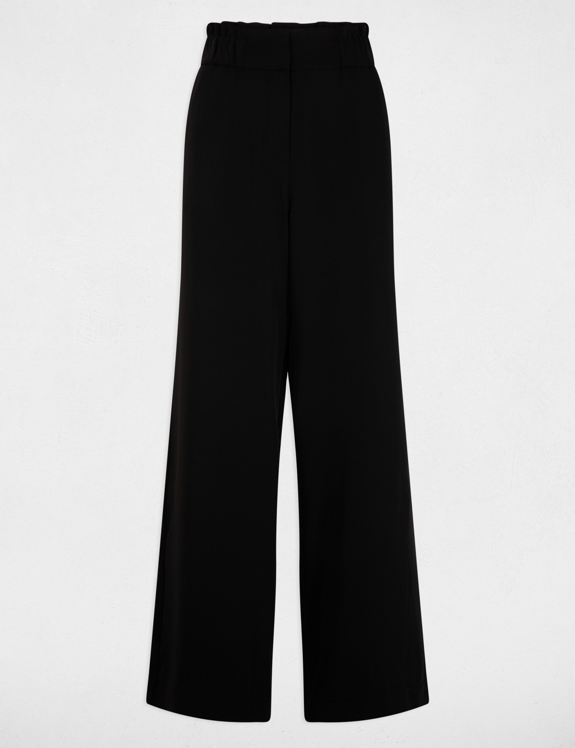 Wide leg trousers black women