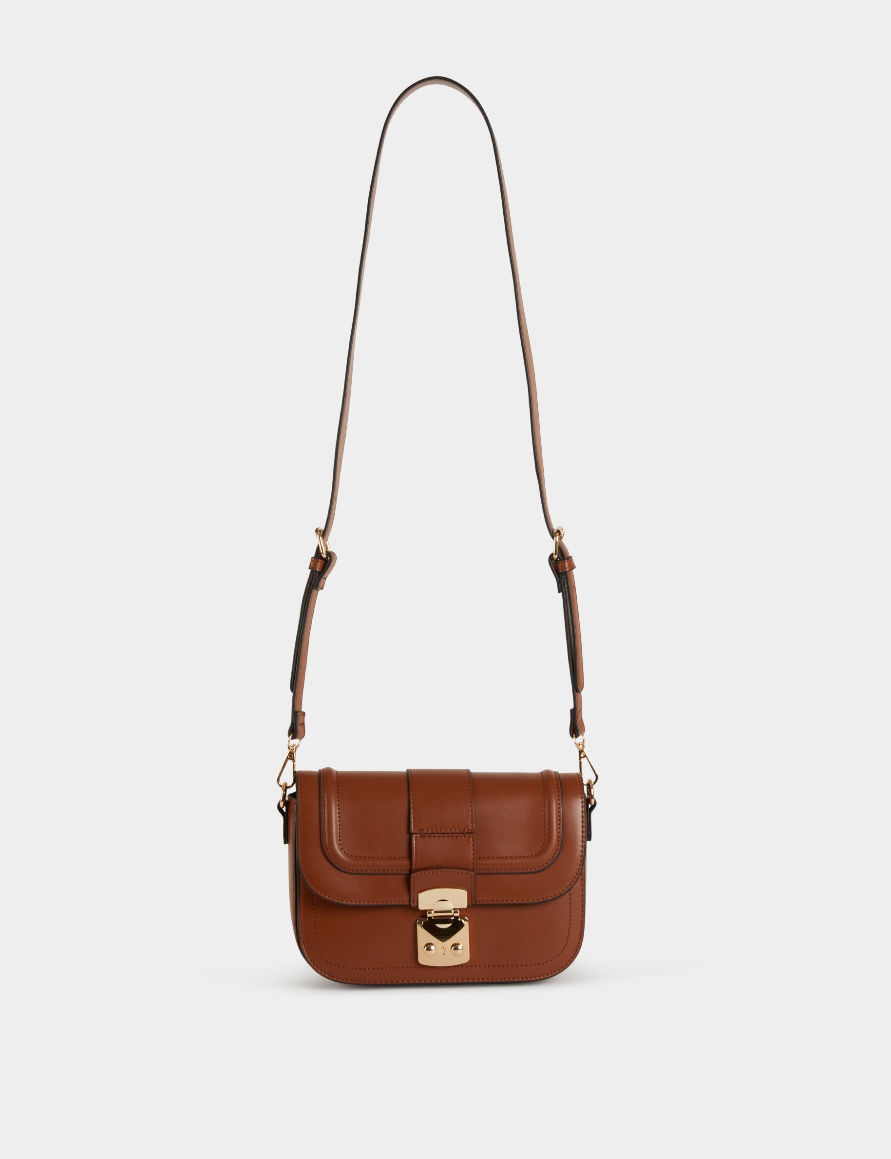 Bag with strap camel women