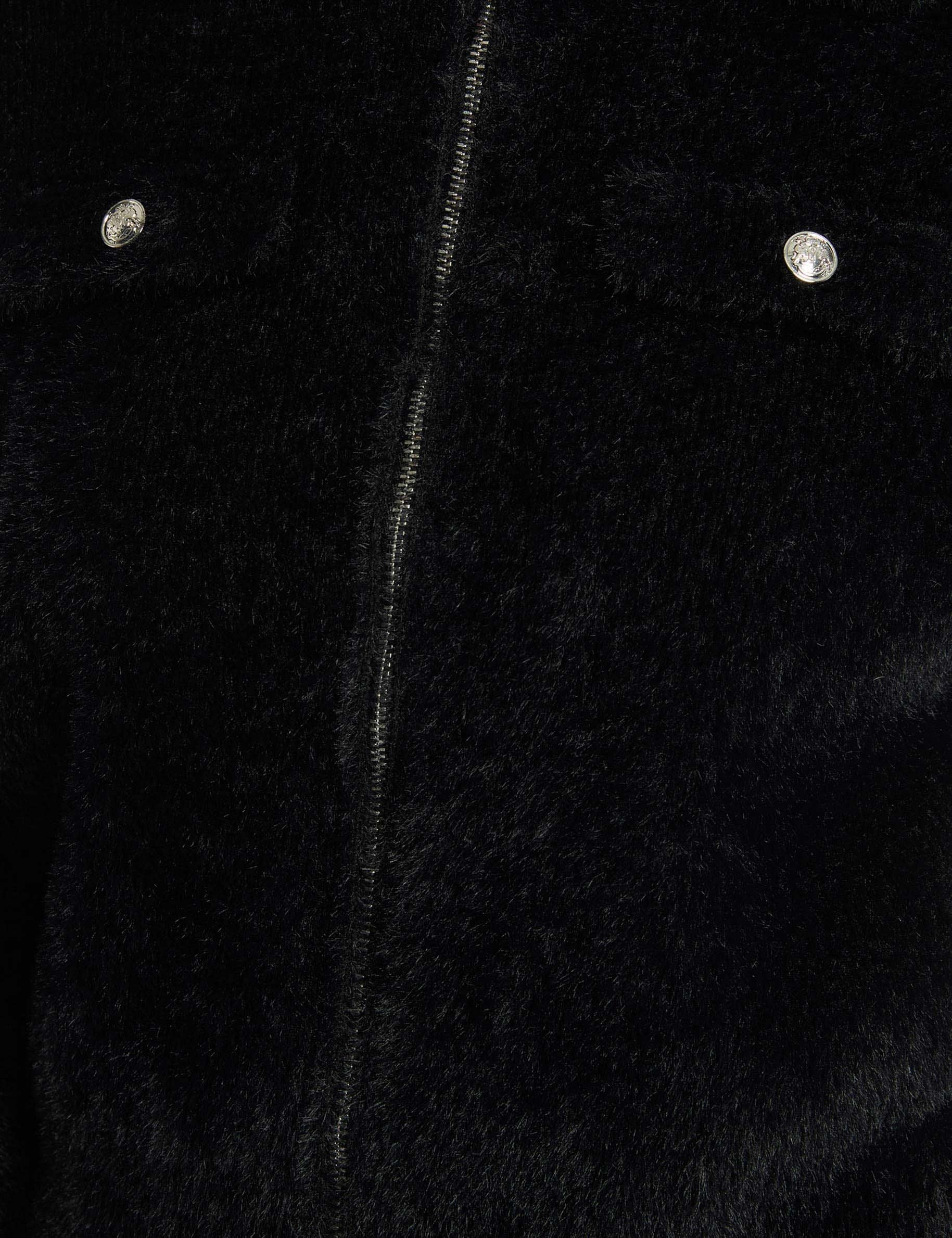 long sleeved cardigan with lapel collar black women null
