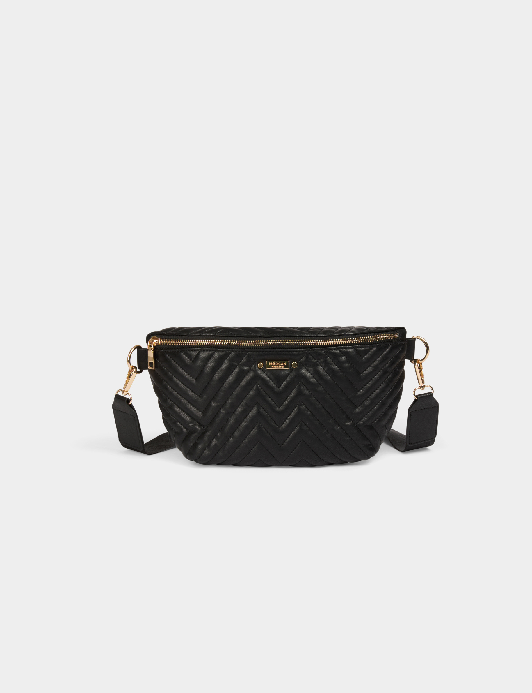 Quilted sling bag black women