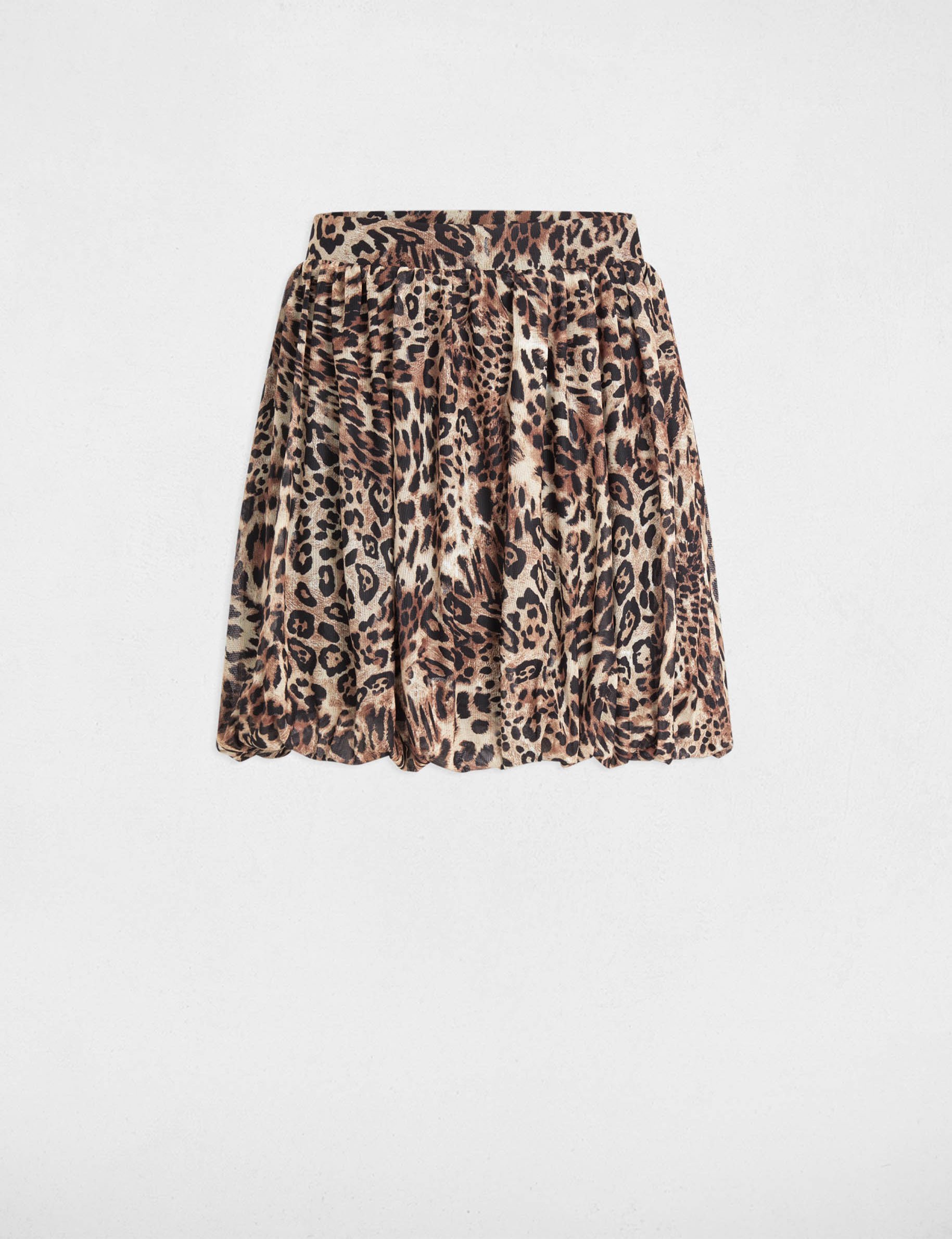 Printed mini skirt multicolor women