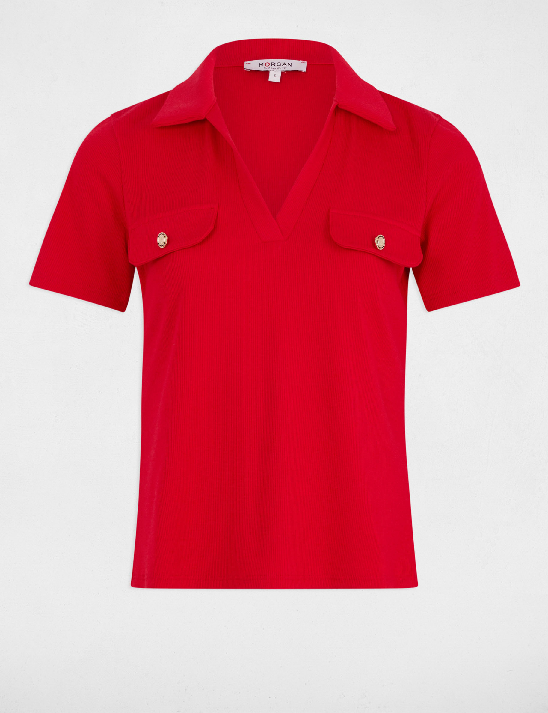 short sleeved t shirt red women Short-sleeved t-shirt red women